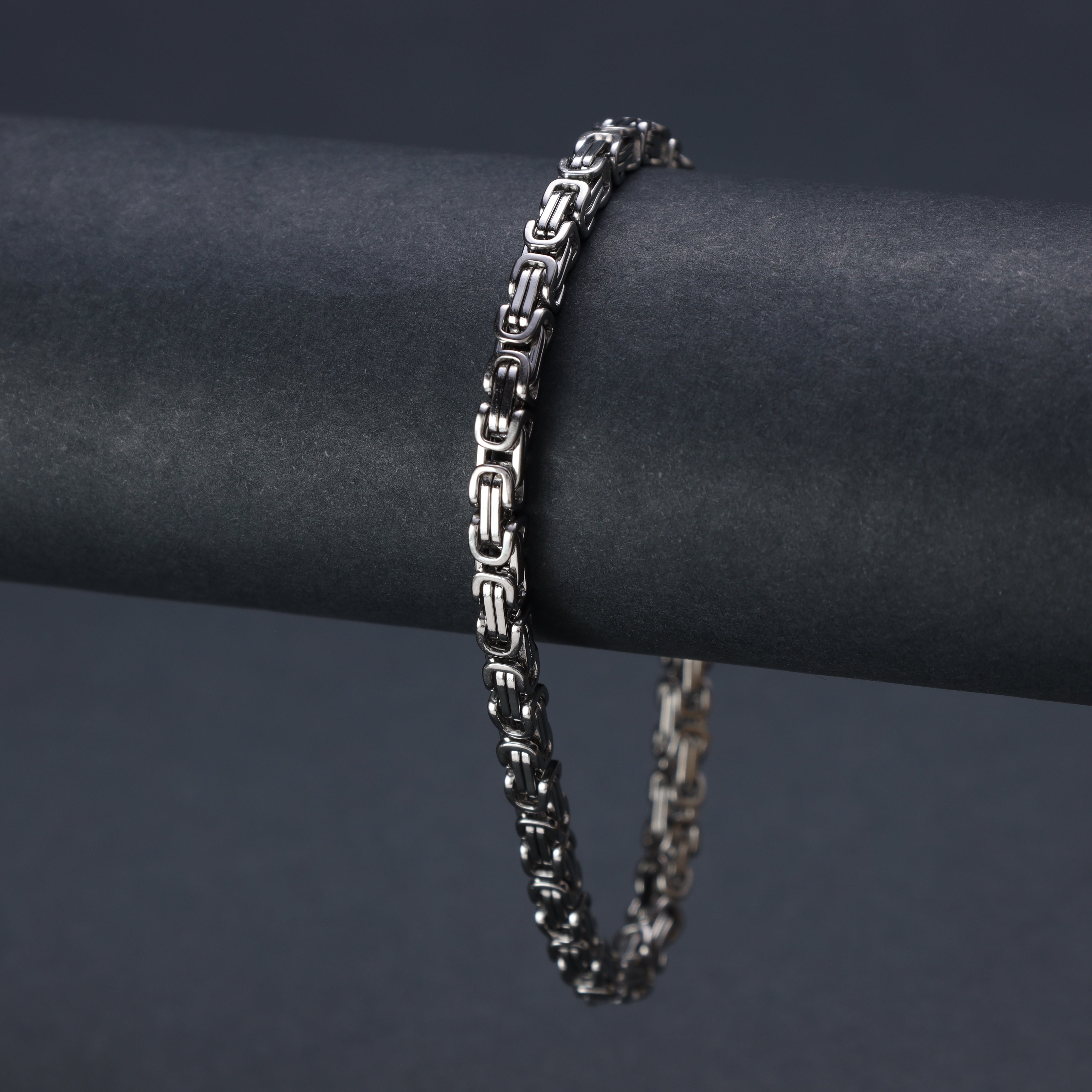 4mm Königskette Armband aus Edelstahl - Taipan Schmuck