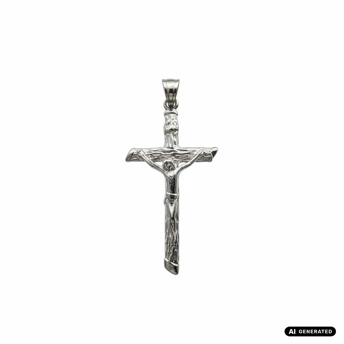 Kreuz Anhänger aus Edelstahl