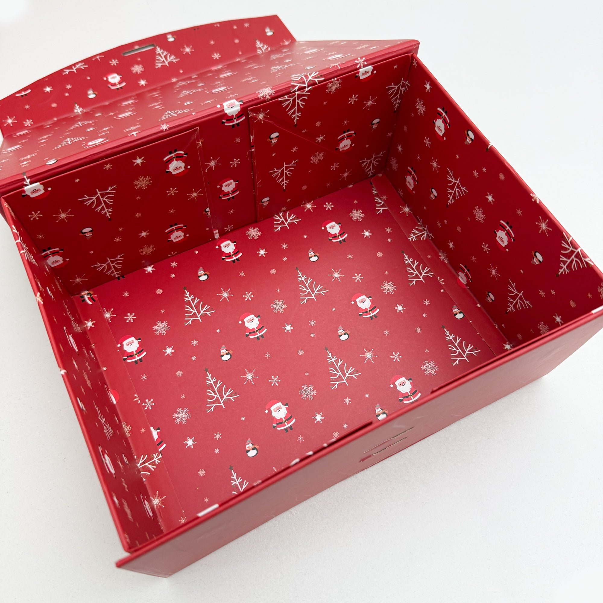 Hochwertige Weihnachtsbox mit Magnetverschluss (leer)