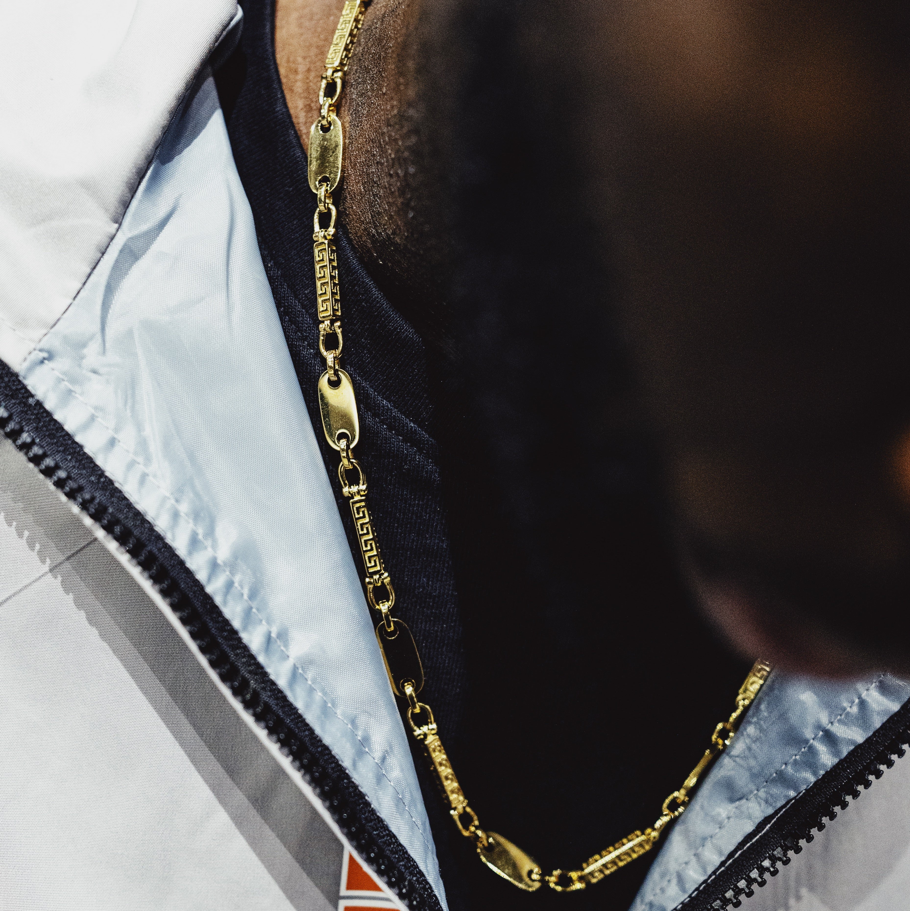 Dubai plate chain 8.5mm wide made of stainless steel 18K gold plated oriental dream