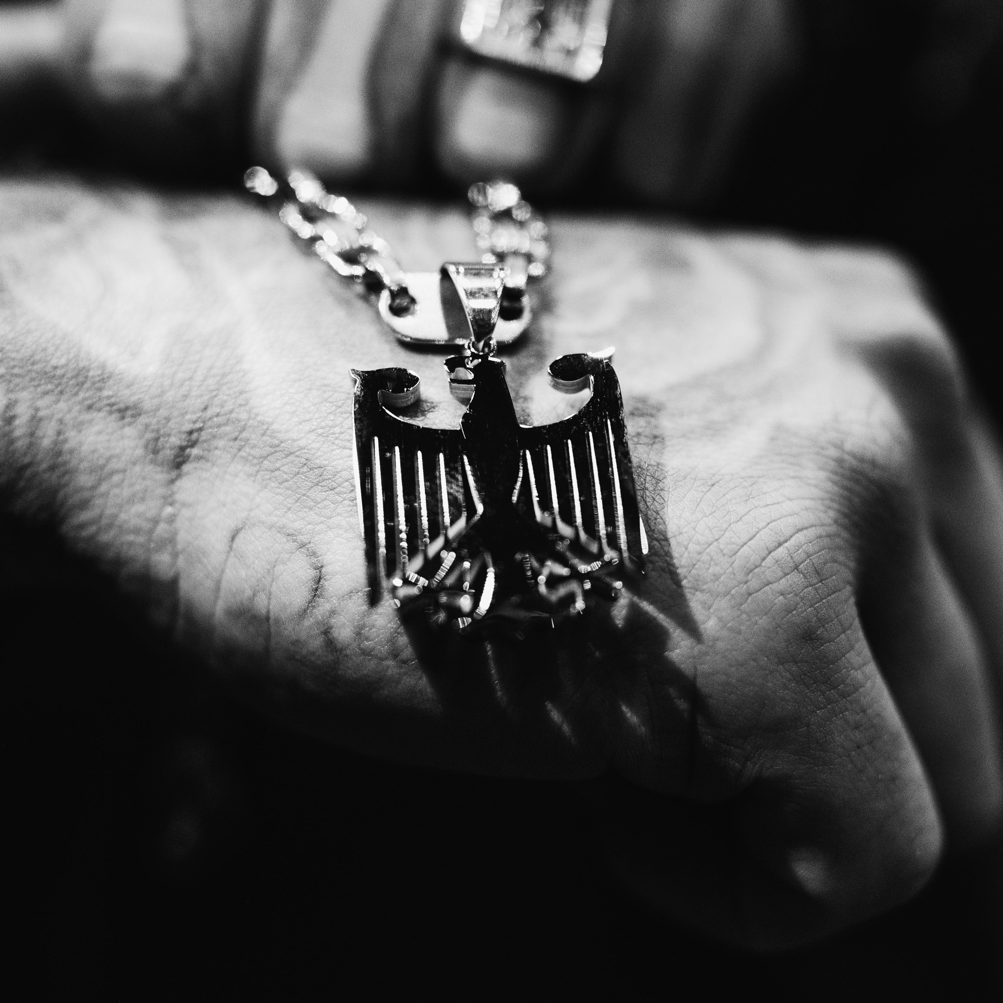 German Eagle Pendant made of 925 Sterling Silver (PE474)