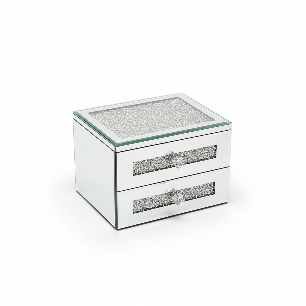 Professional studio product photo with mirrored sides