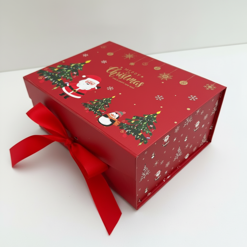Studioproduktfoto Weihnachtsgeschenkbox