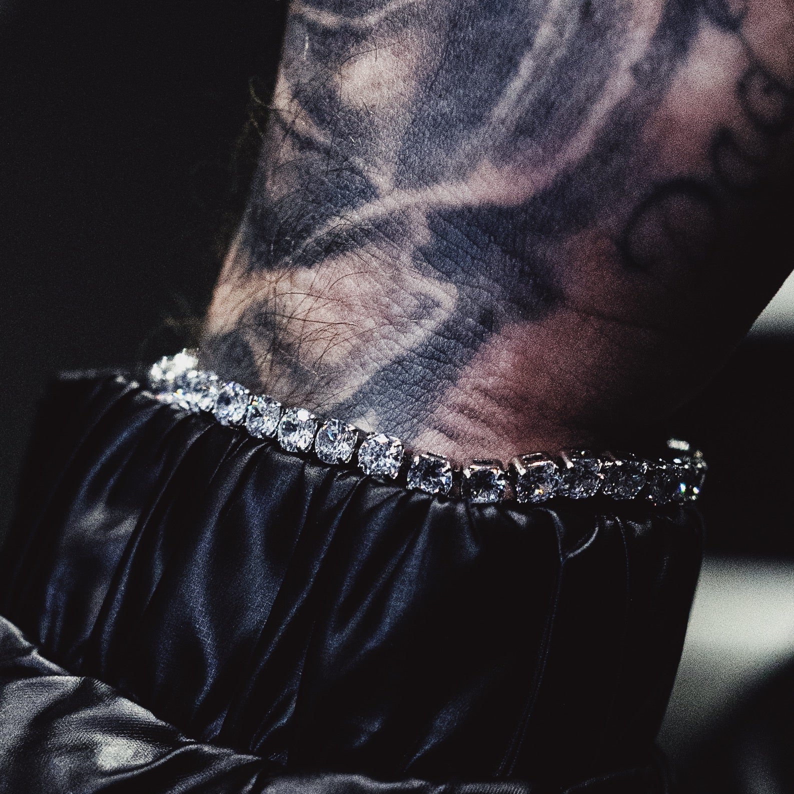 Tennis Chain Bracelet 5mm wide made of stainless steel VVS