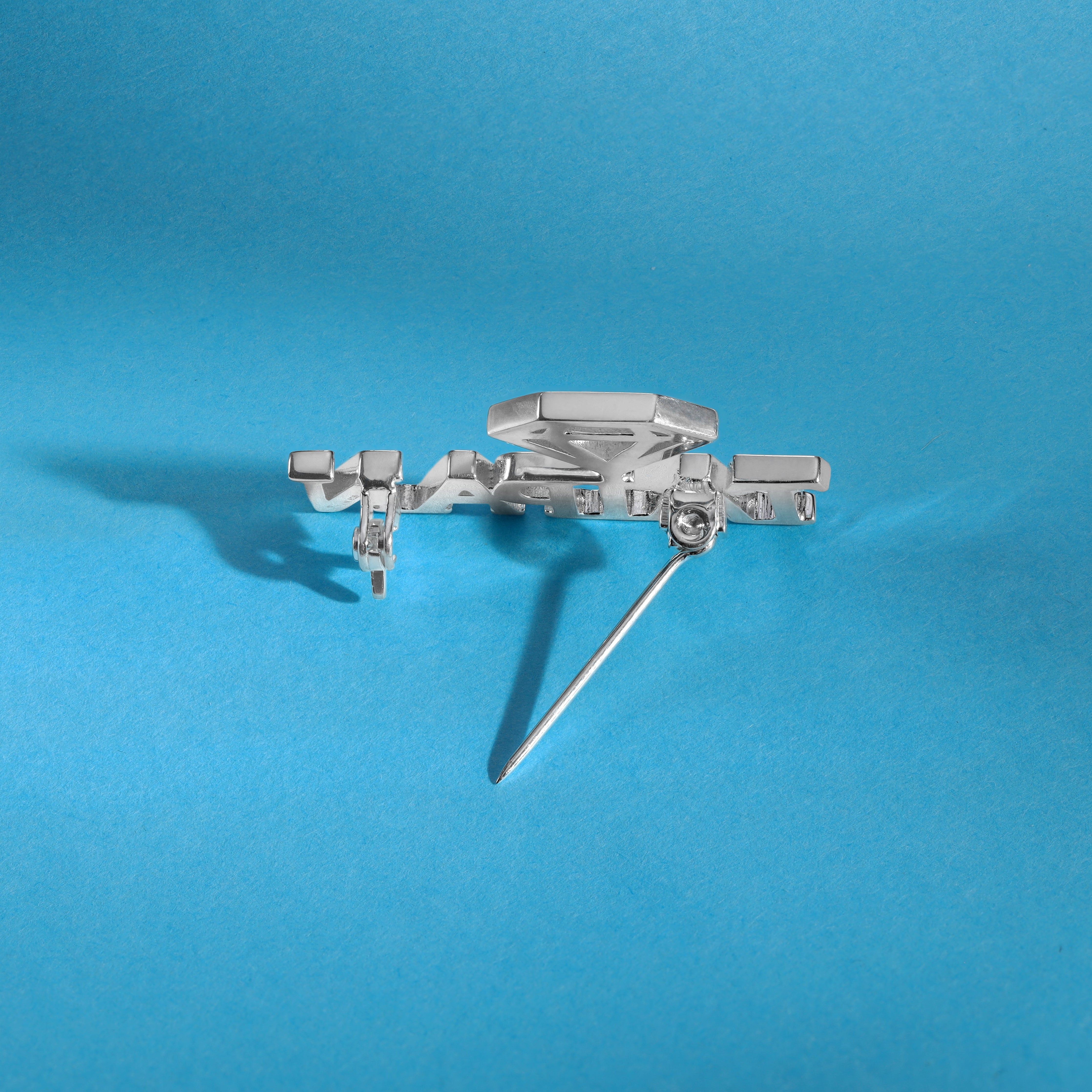Iced Out Stil Taipan Brosche Anstecknadel Anhänger aus 925 Sterlingsilber (BR002) - Taipan Schmuck