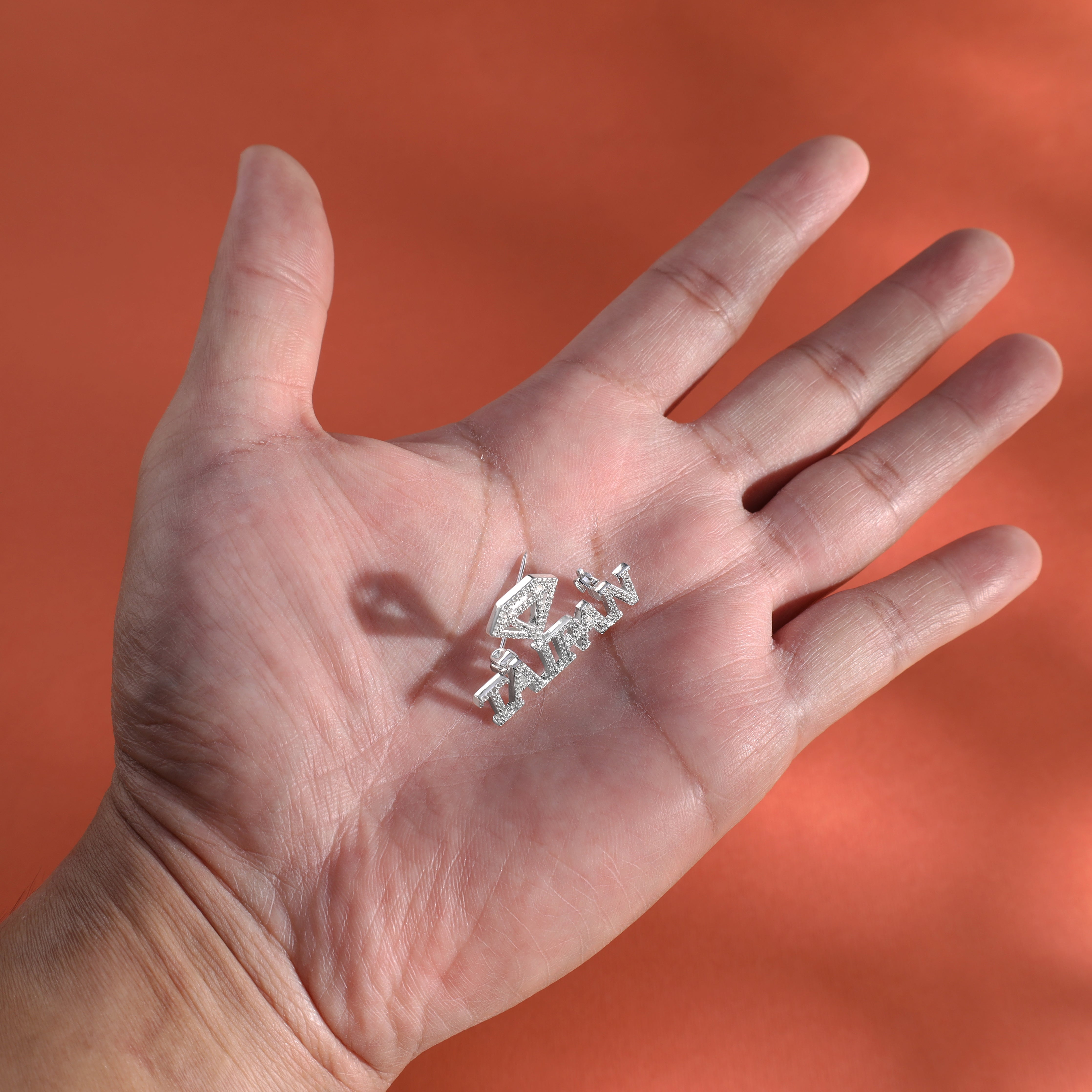 Iced Out Stil Taipan Brosche Anstecknadel Anhänger aus 925 Sterlingsilber (BR002) - Taipan Schmuck