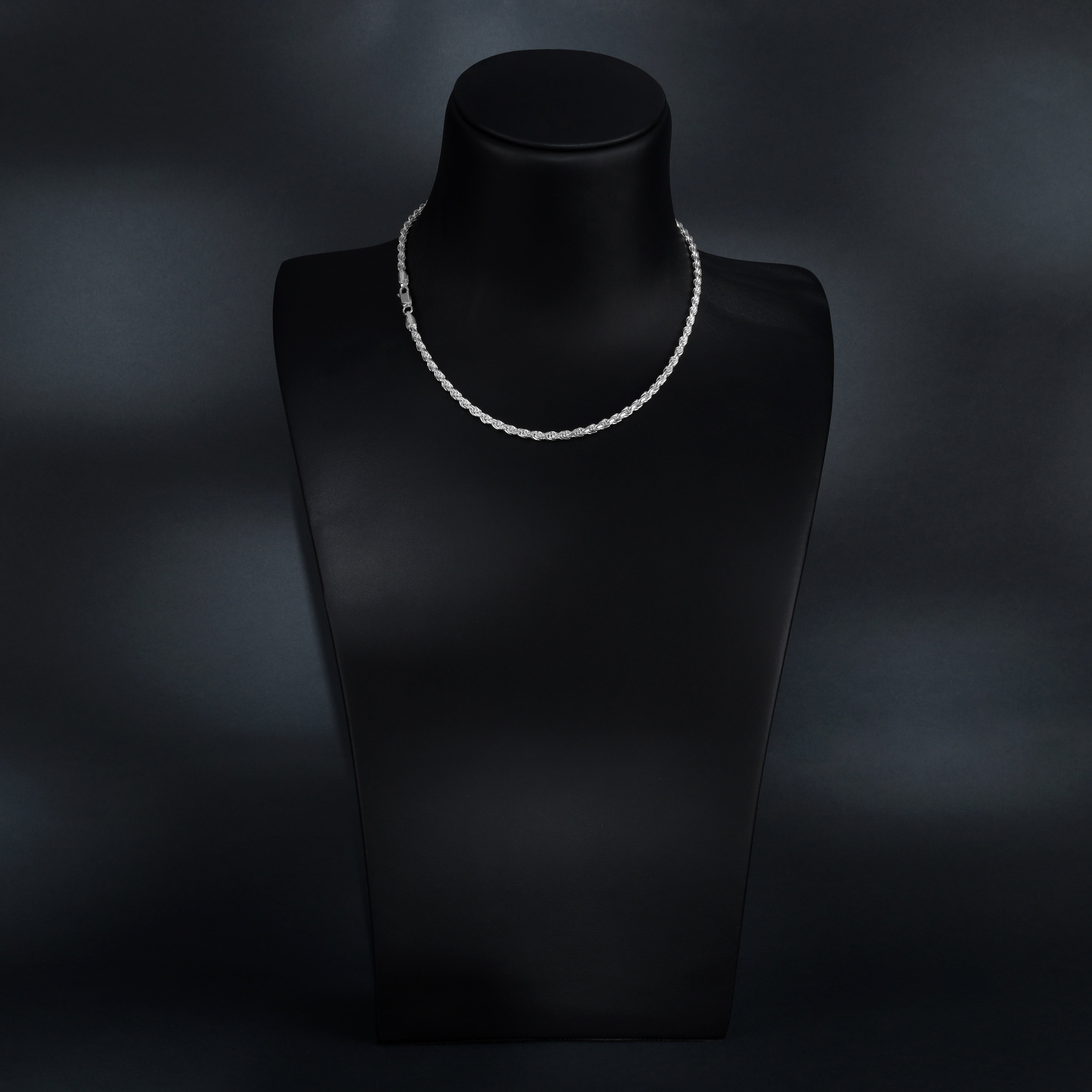 Kordelkette Rope Chain aus 925 Silber in 2,3mm - Taipan Schmuck
