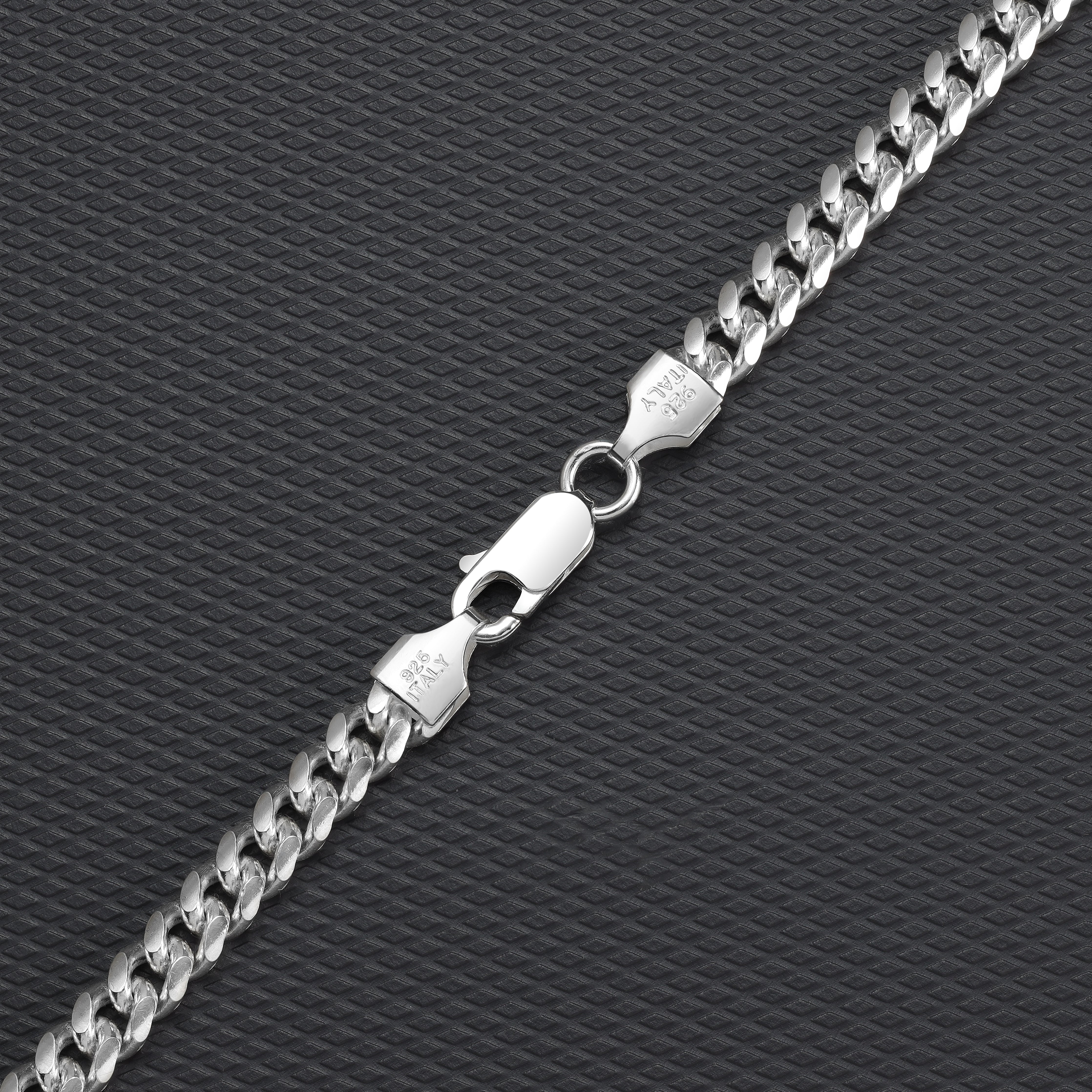 5mm Miami Cuban Link Chain Panzerkette - 925 Silber - Taipan Schmuck
