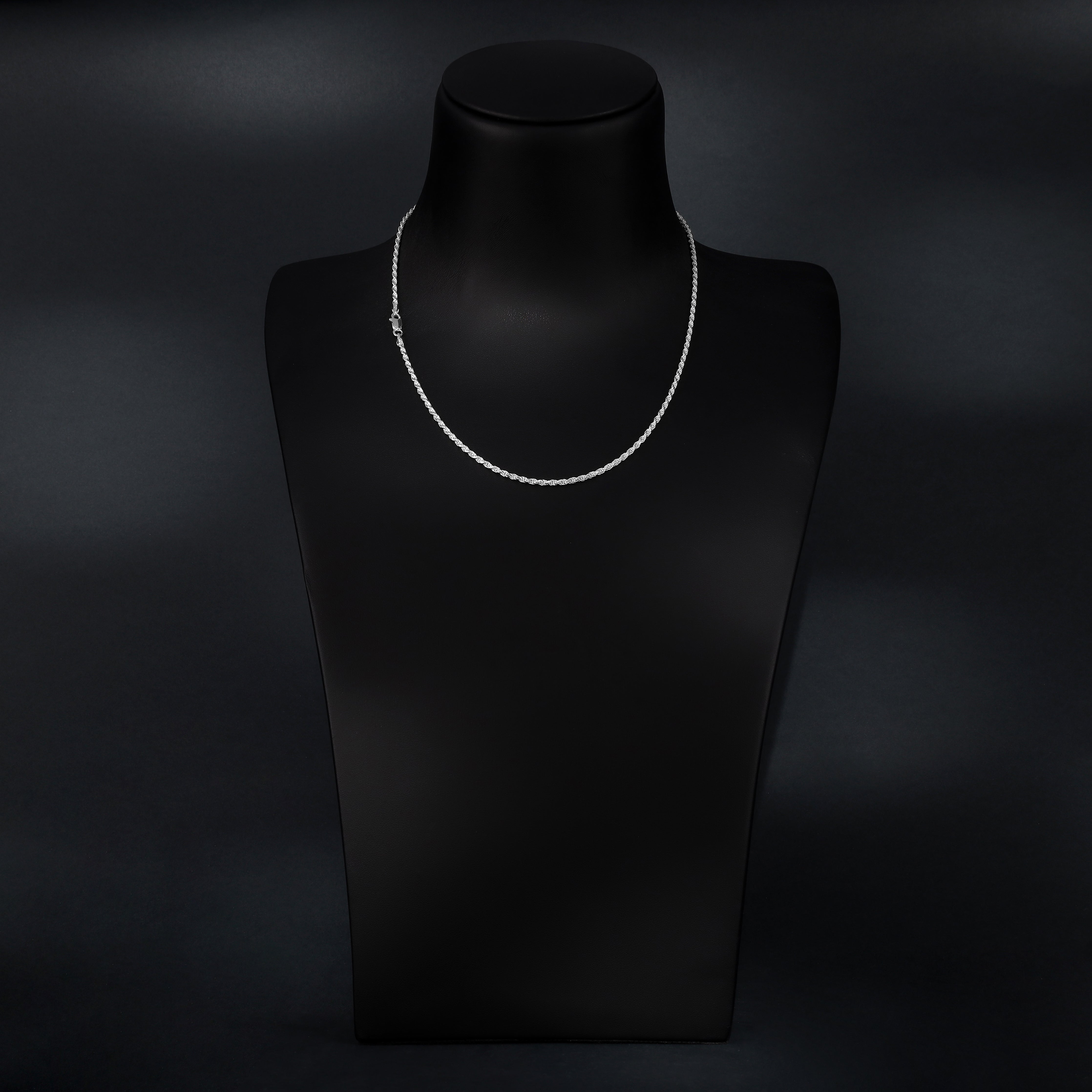 Kordelkette Rope Chain aus 925 Silber in 2,3mm - Taipan Schmuck