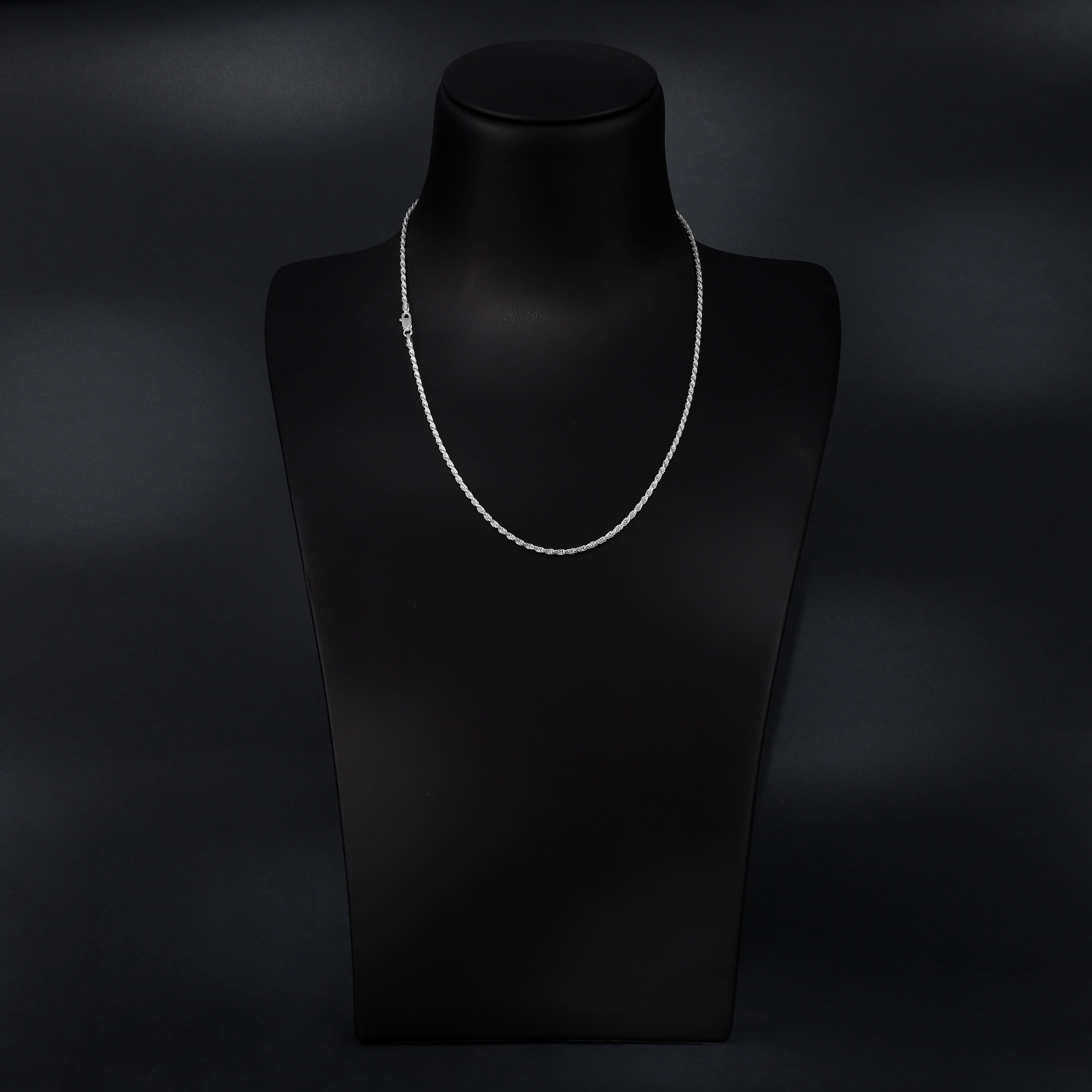 Kordelkette Rope Chain aus 925 Silber in 2,3mm - Taipan Schmuck