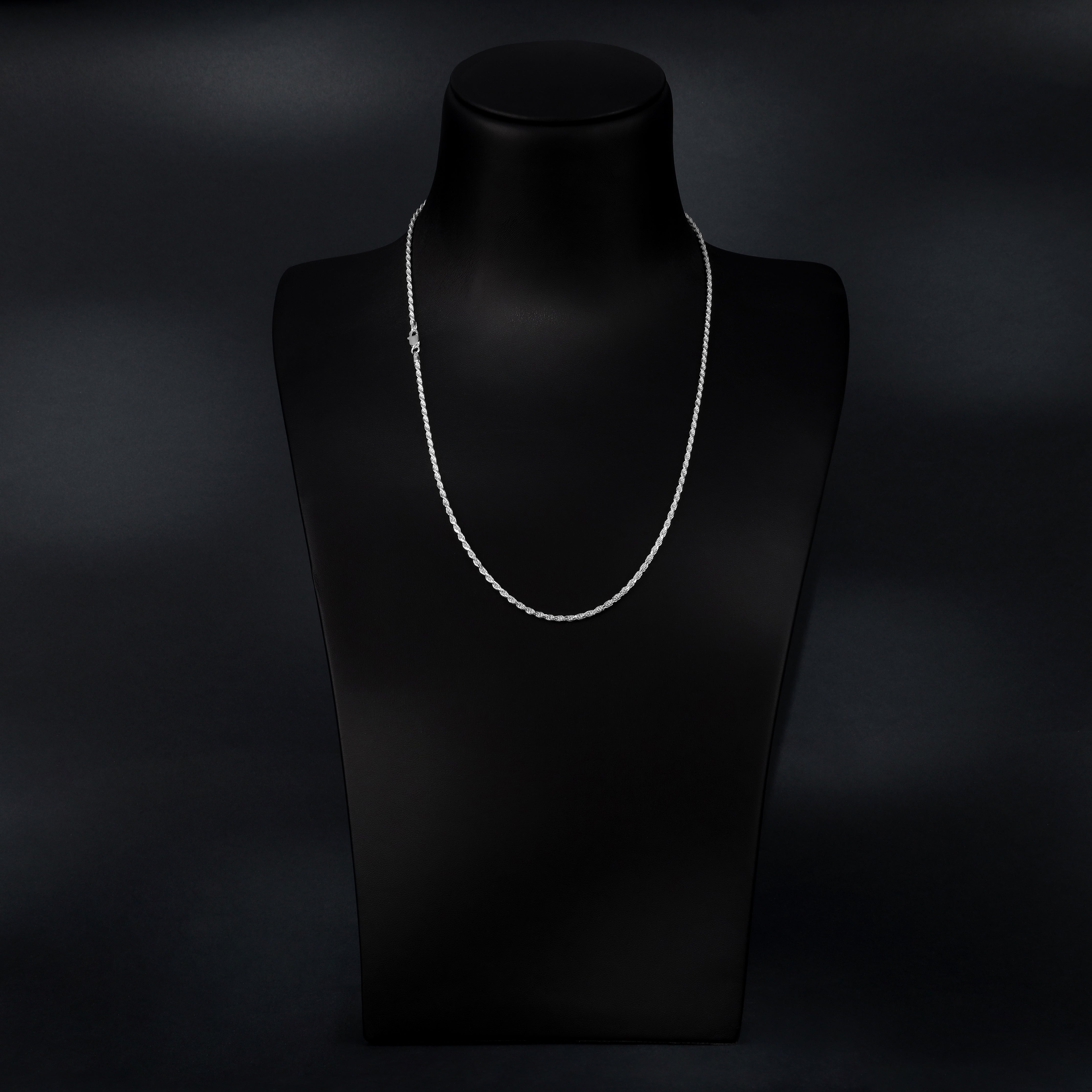 Kordelkette Rope Chain aus 925 Silber in 2,3mm - Taipan Schmuck