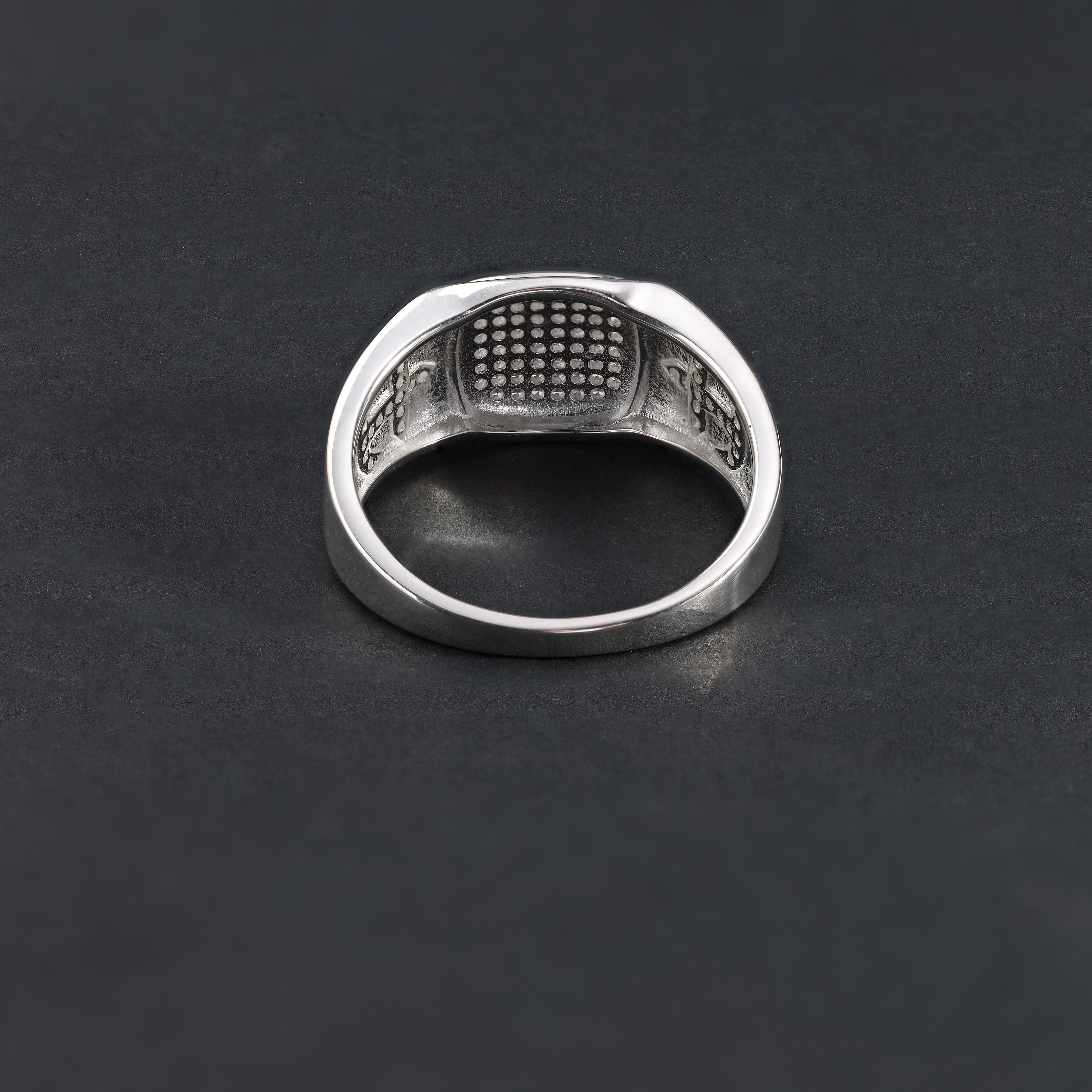 Iced Out Stil Ring Silberring Größe 8-11 aus 925 Sterlingsilber - Taipan Schmuck
