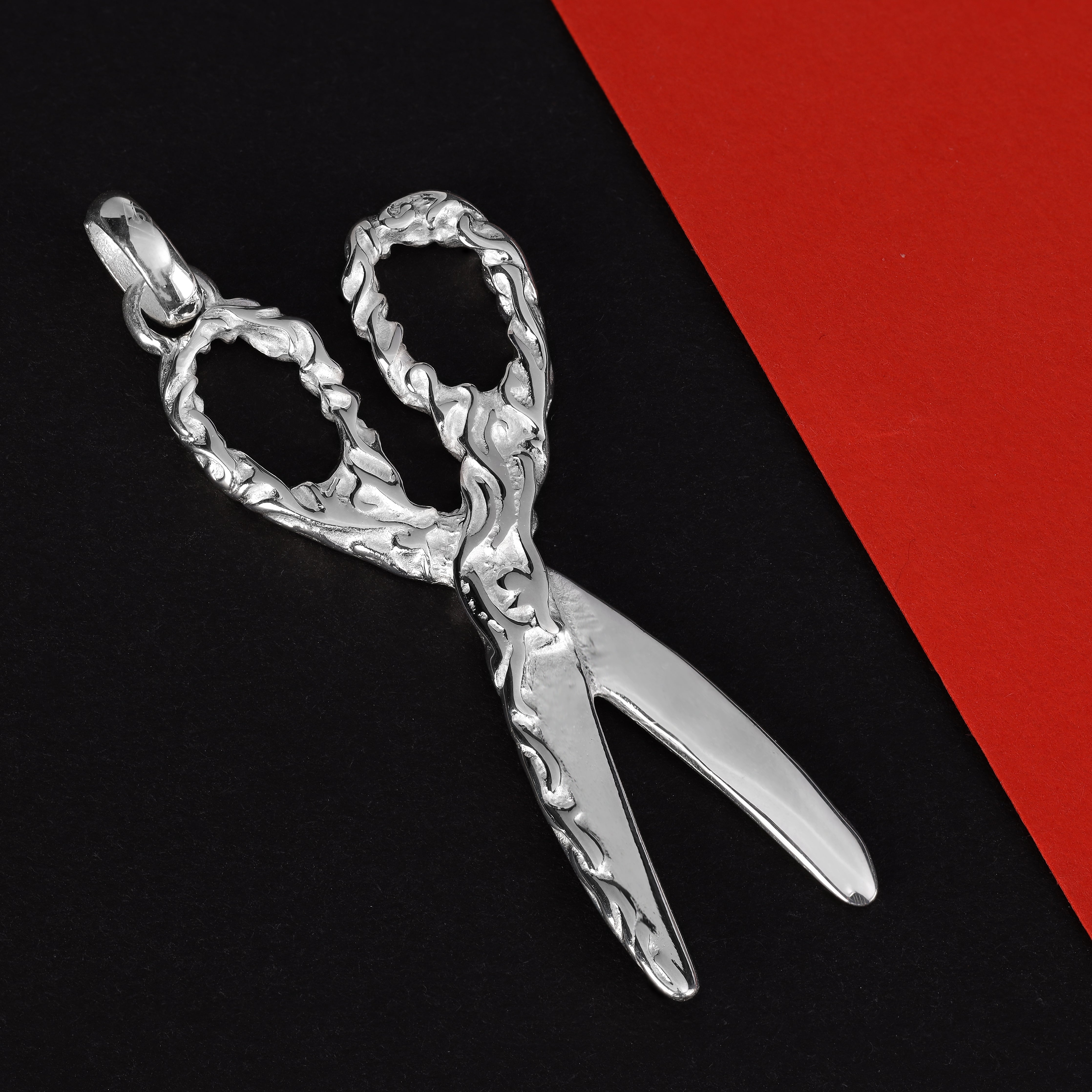 Schere Motiv Anhänger aus 925 Sterlingsilber (PE179) - Taipan Schmuck