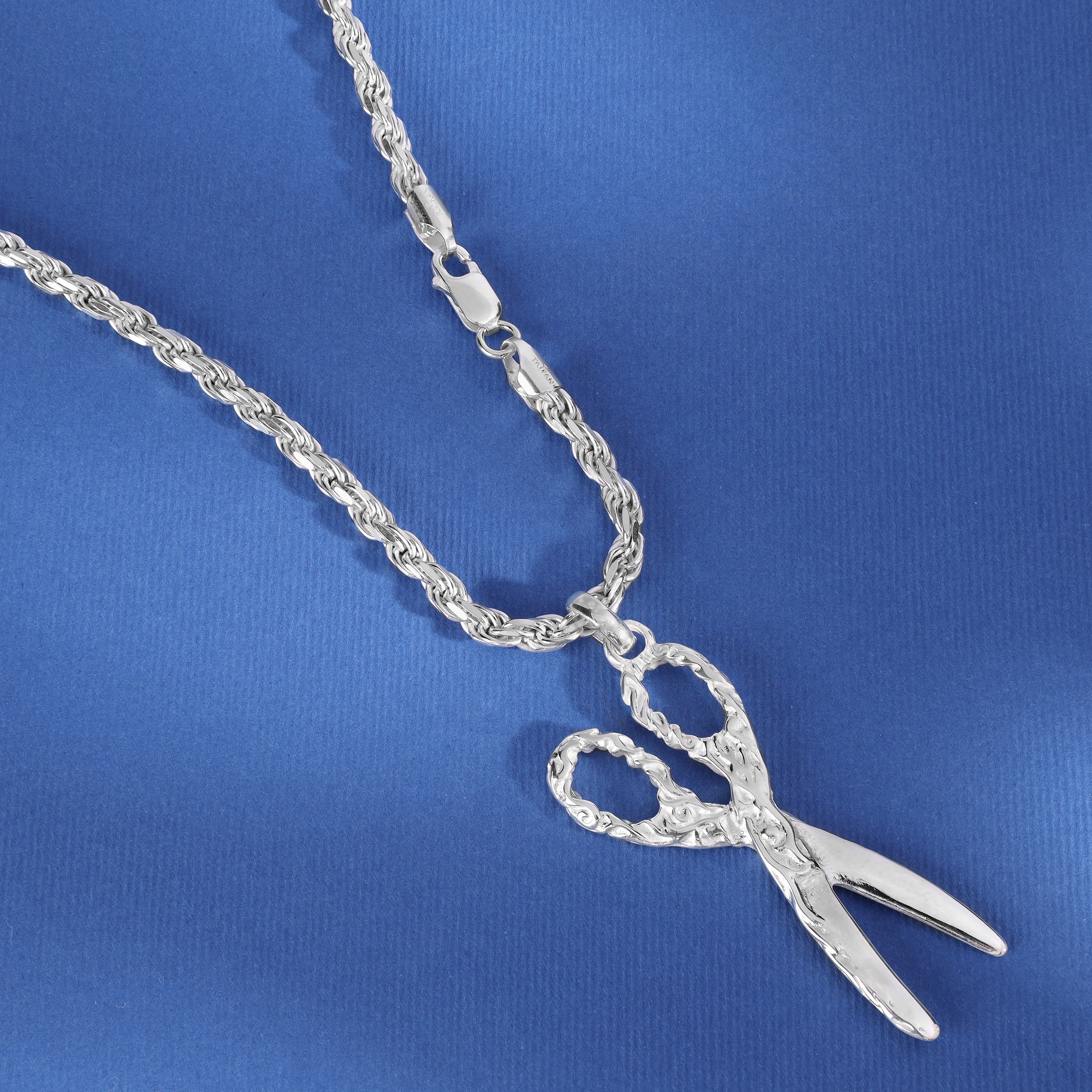 Schere Motiv Anhänger aus 925 Sterlingsilber (PE179) - Taipan Schmuck