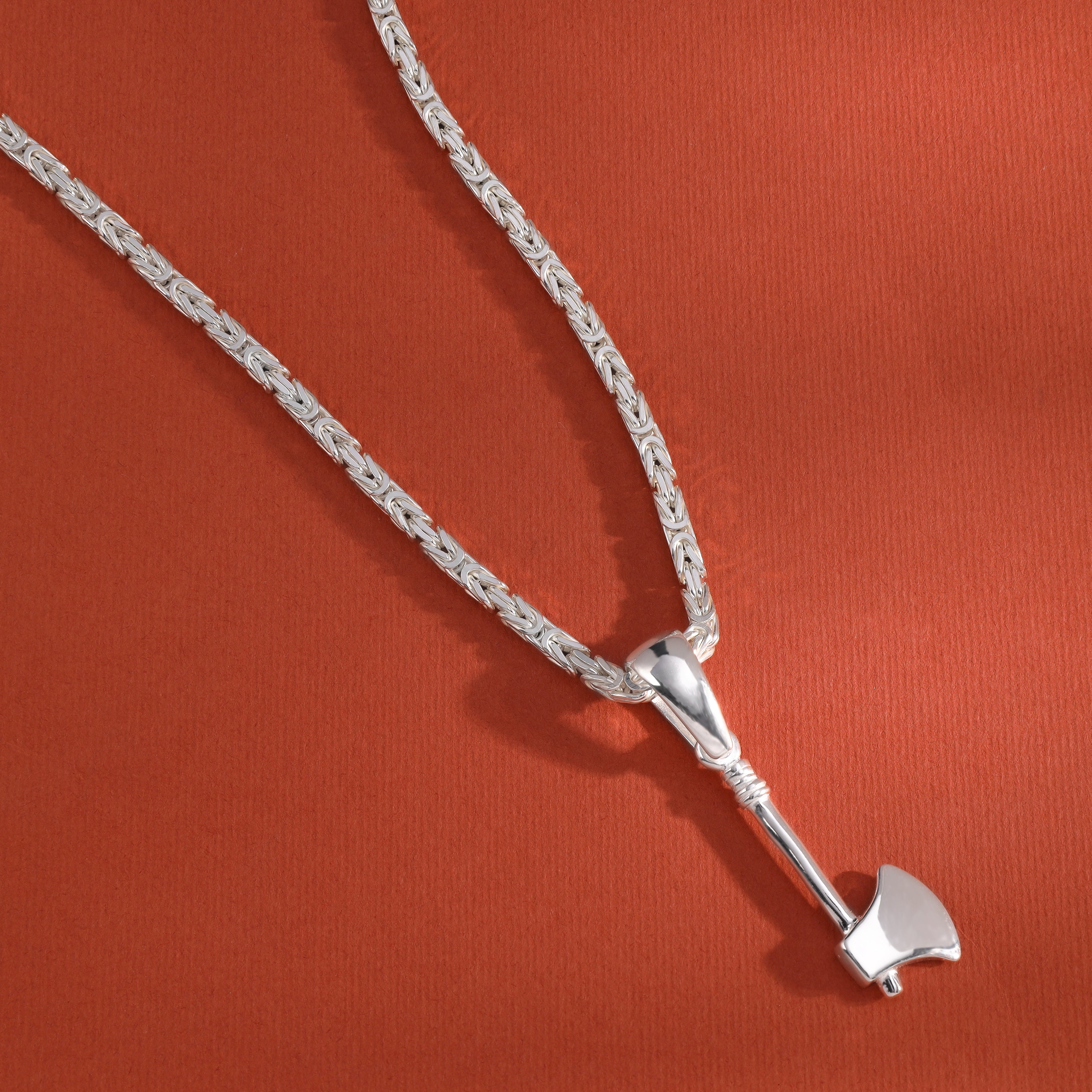 Axt Anhänger aus 925 Sterlingsilber (PE267) - Taipan Schmuck