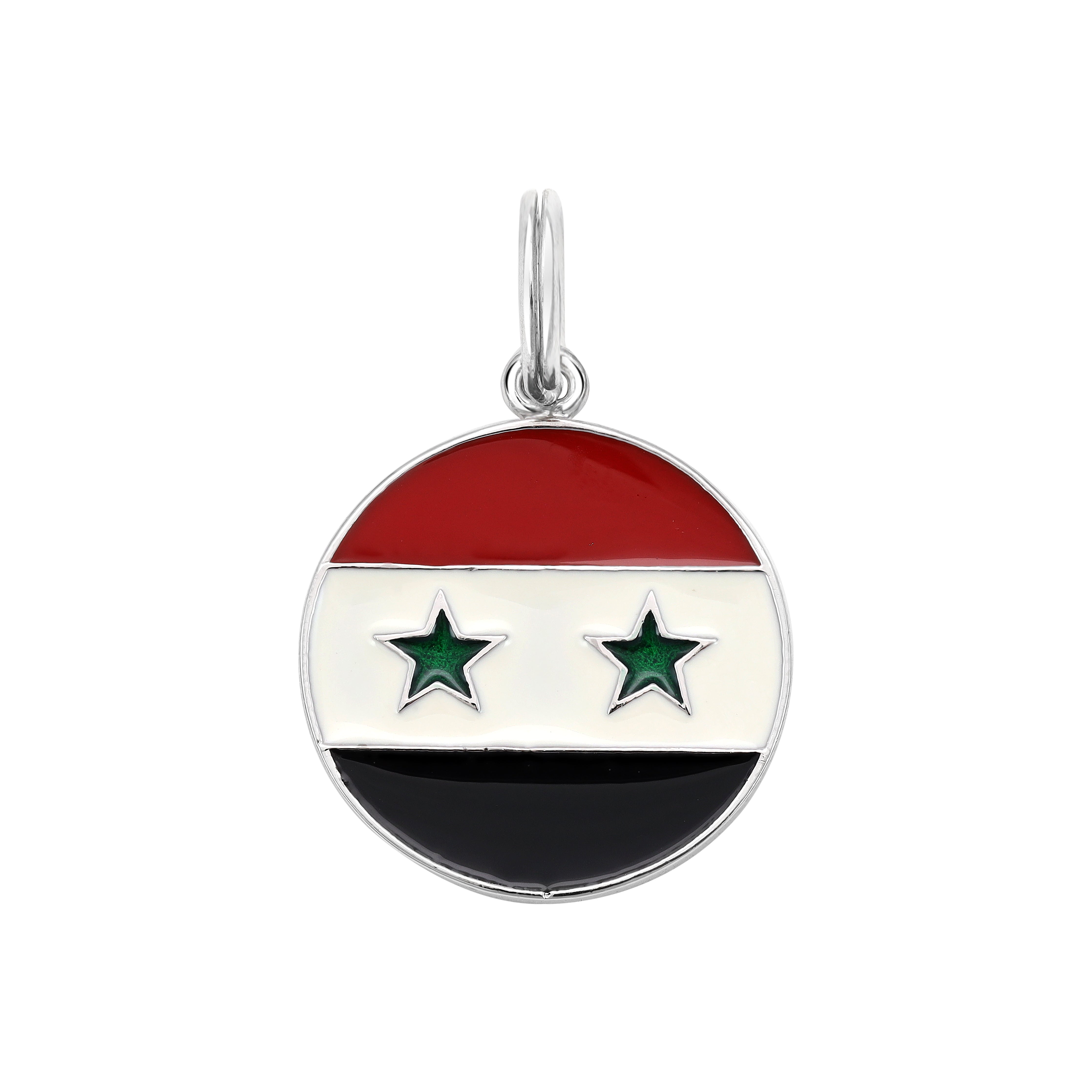 Syria Anhänger rund aus 925 Sterlingsilber (PE391) - Taipan Schmuck