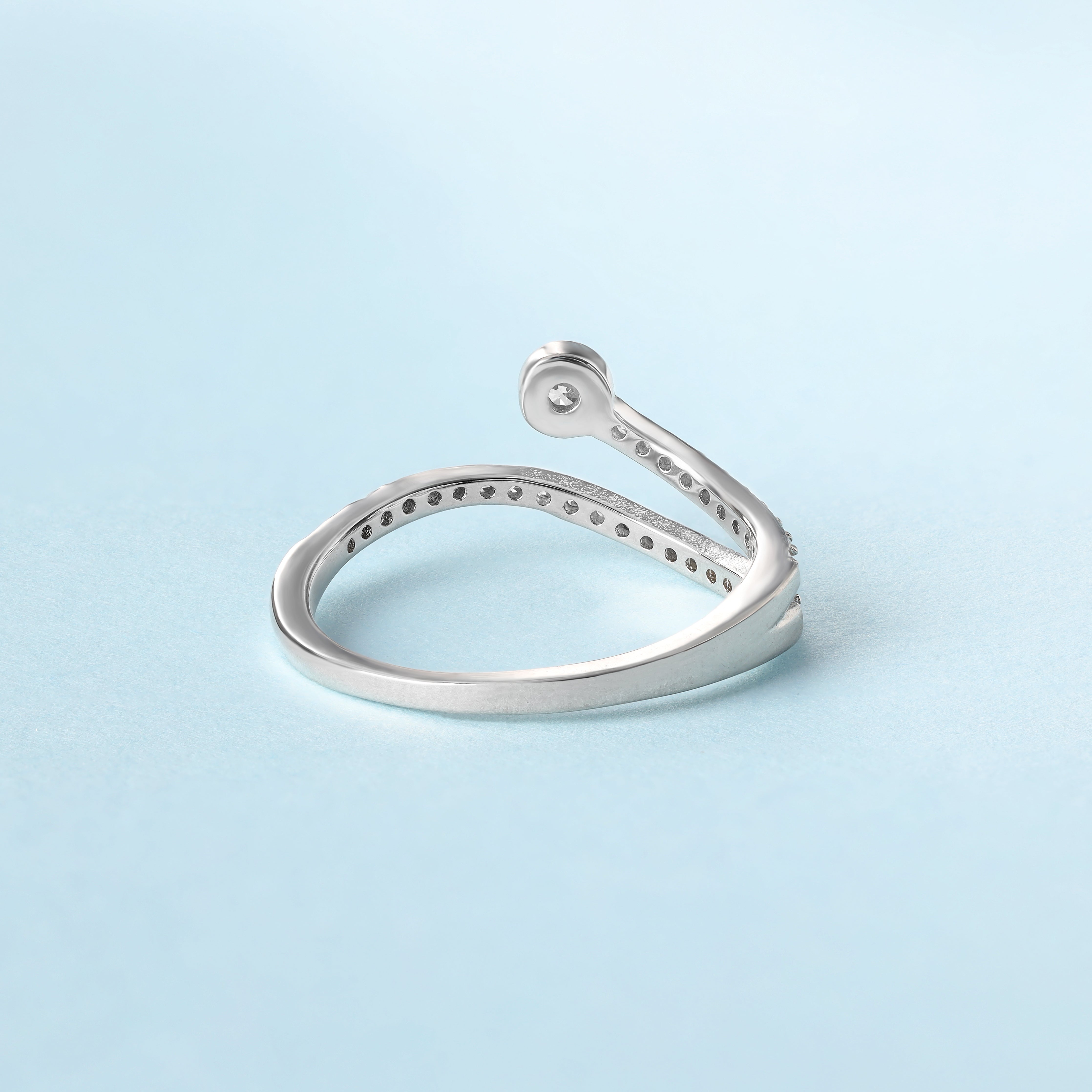 Damen Silberring Größe 5-9 aus 925 Sterlingsilber - Taipan Schmuck