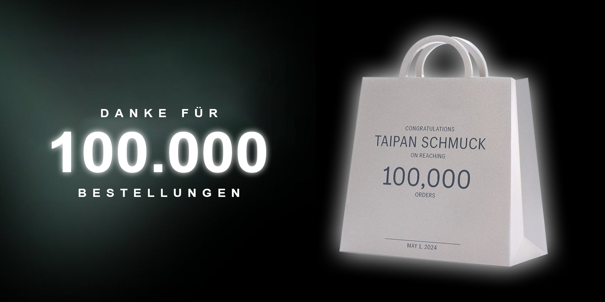 Shopify Milestone - Taipan Schmuck erreicht 100.000 Bestellungen