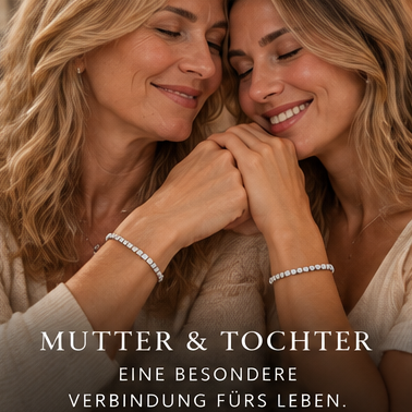 Partnerarmbänder Set – 2× Tennis Armband 4mm | Größen frei wählbar