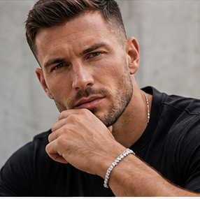 Partnerarmbänder Set – 2× Tennis Armband 4mm | Größen frei wählbar