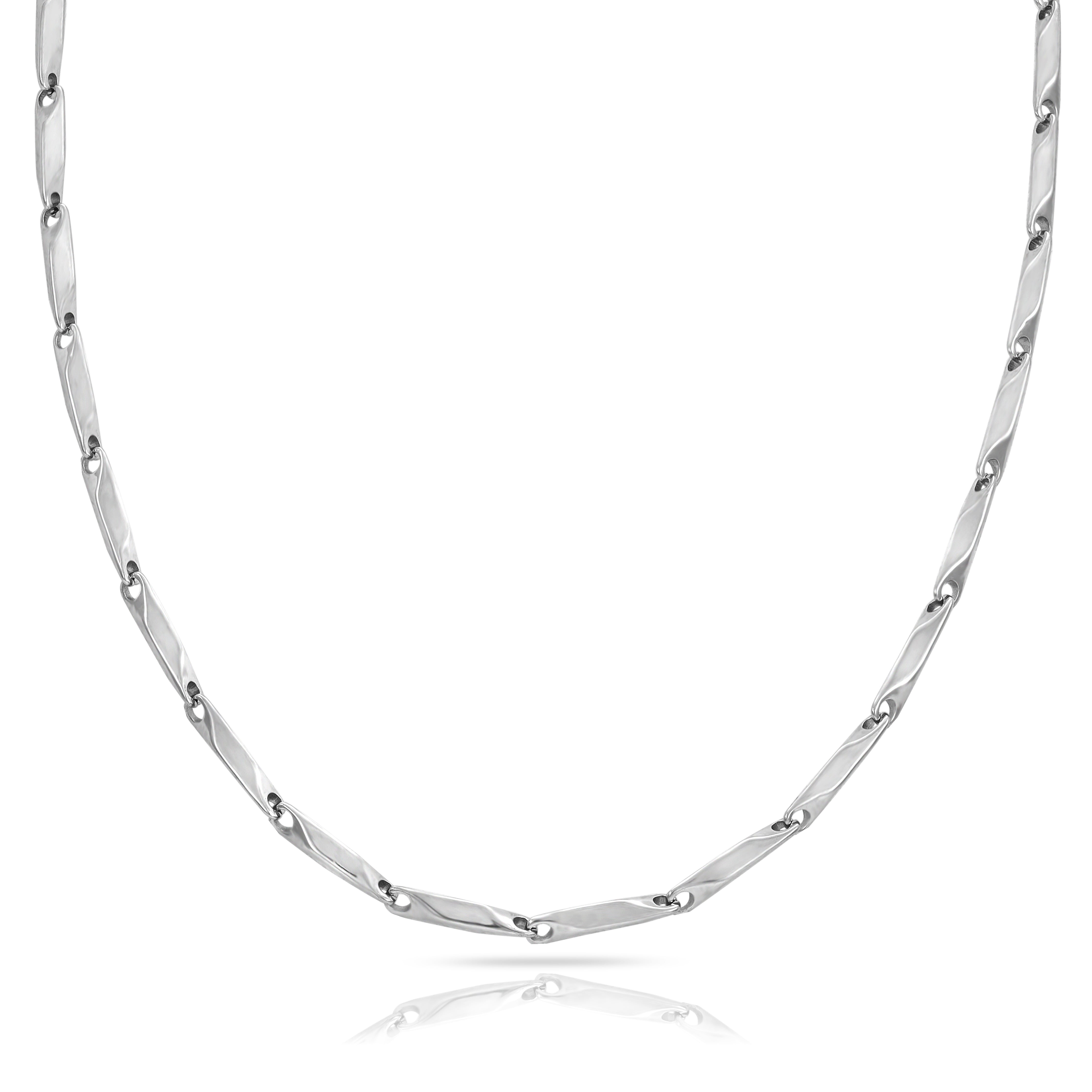 Bullet Chain 55cm lang aus Edelstahl - Taipan Schmuck