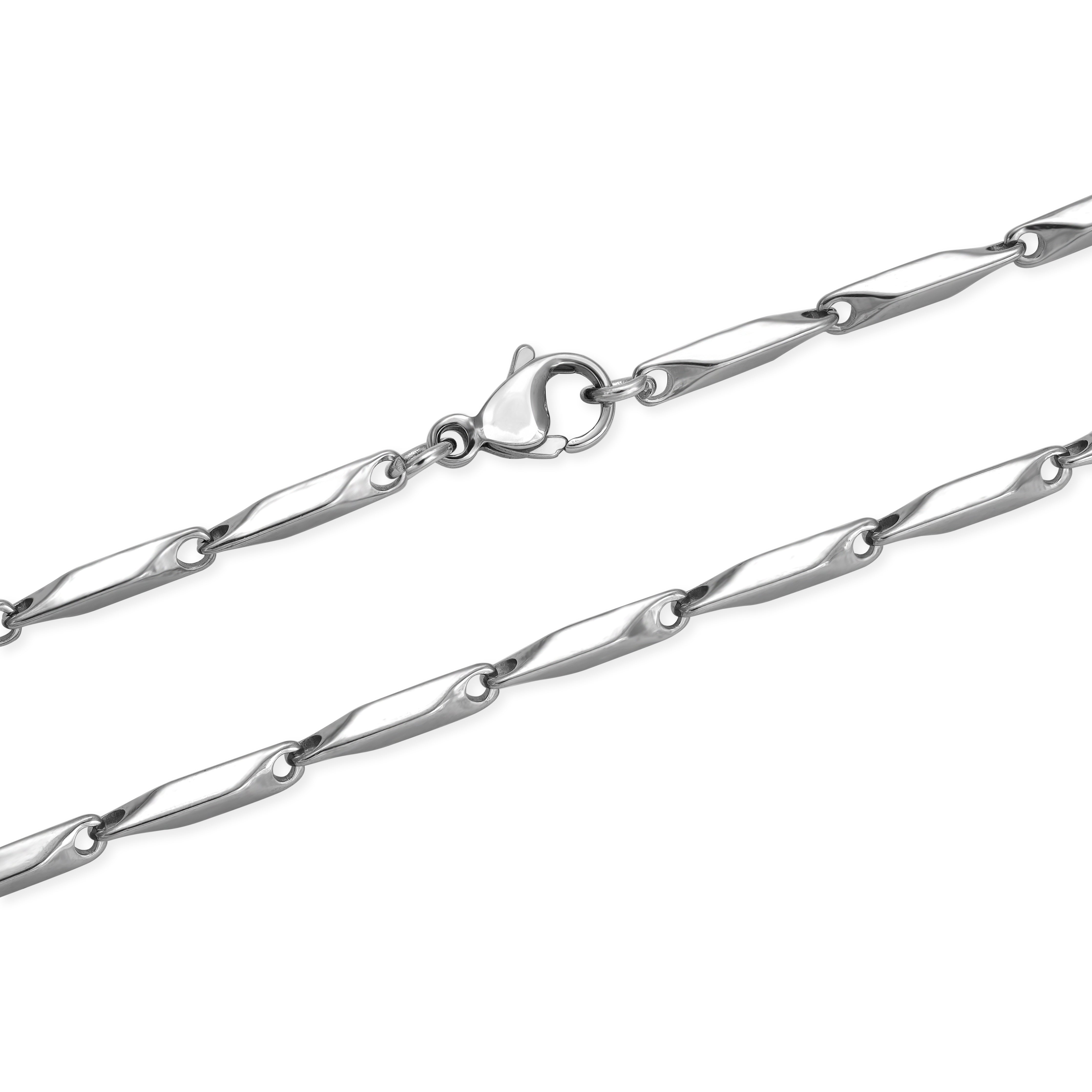 Bullet Chain 55cm lang aus Edelstahl - Taipan Schmuck