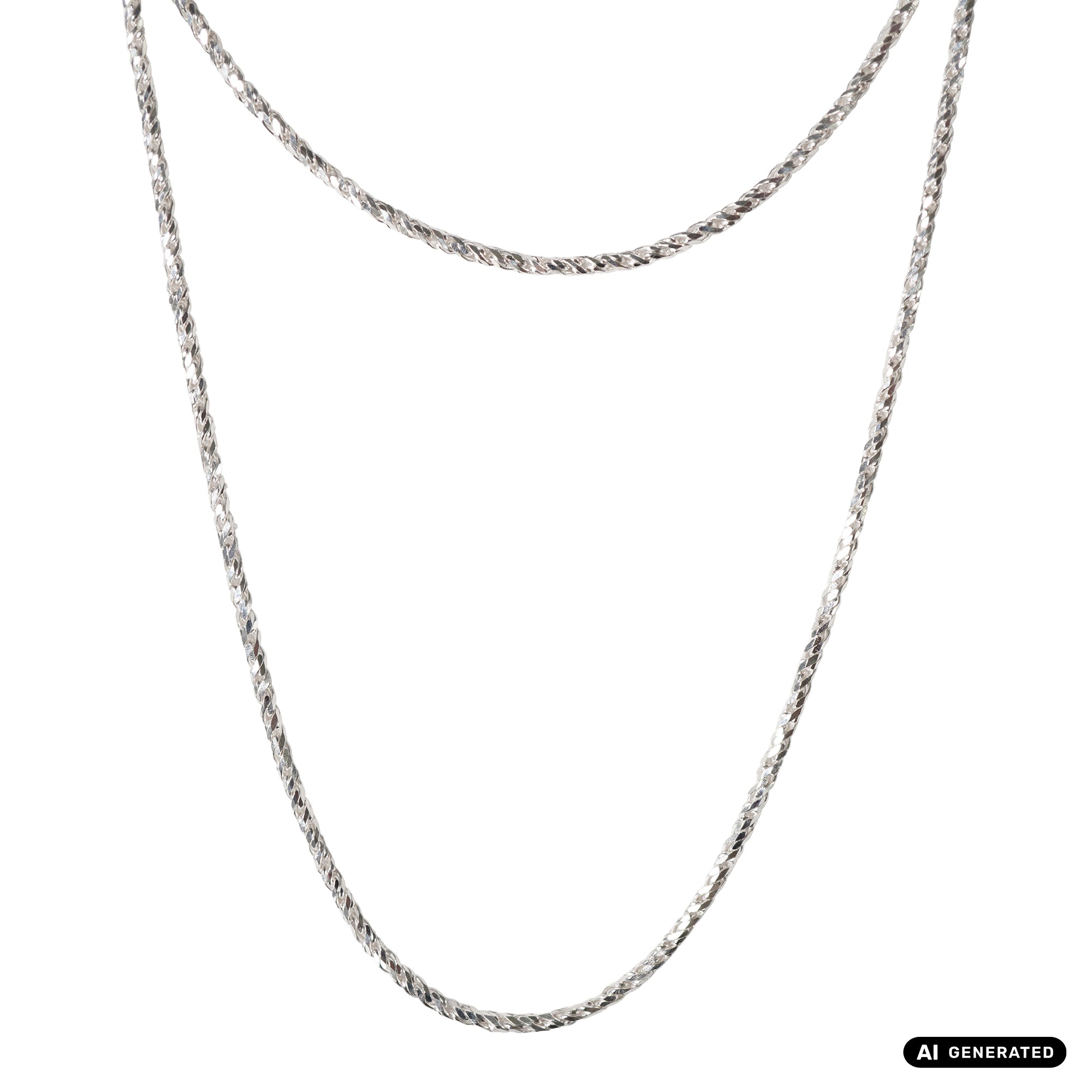 1,7mm Kordelkette Ropechain aus 925 Sterlingsilber
