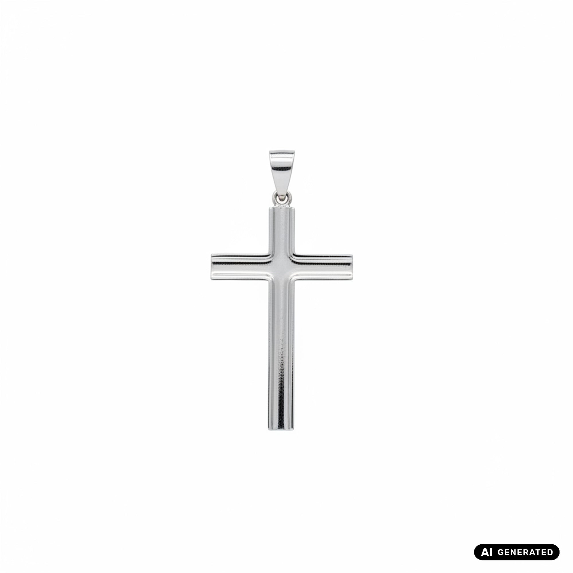Cross pendant made of 925 sterling silver (PE372) 