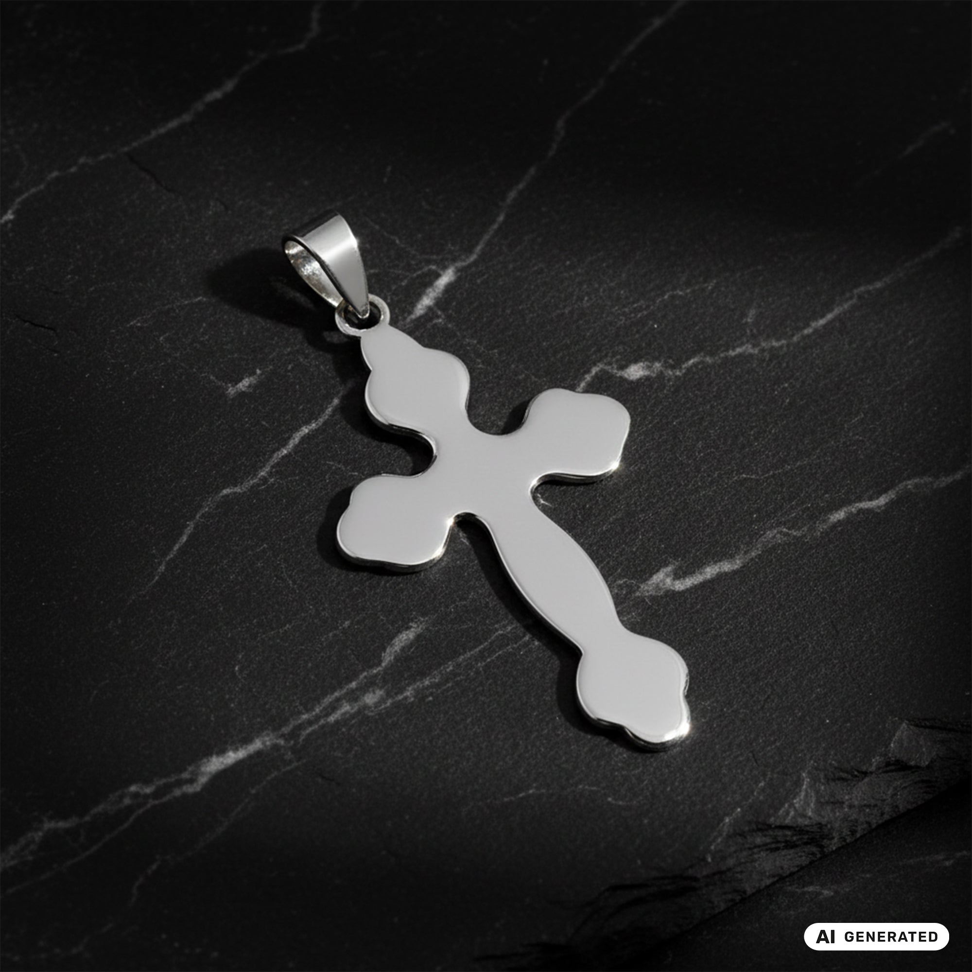 Kreuz Anhänger aus 925 Sterlingsilber