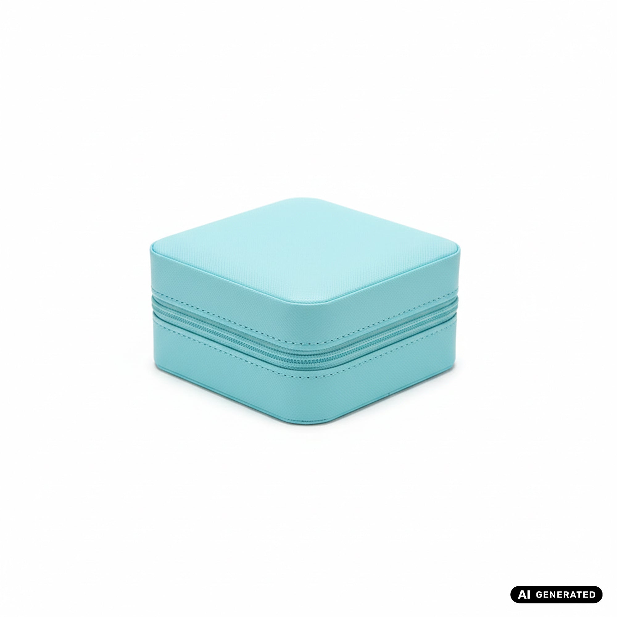 Schmuckbox Schatulle in türkis für Reise und Aufbewahrung Geschenkbox