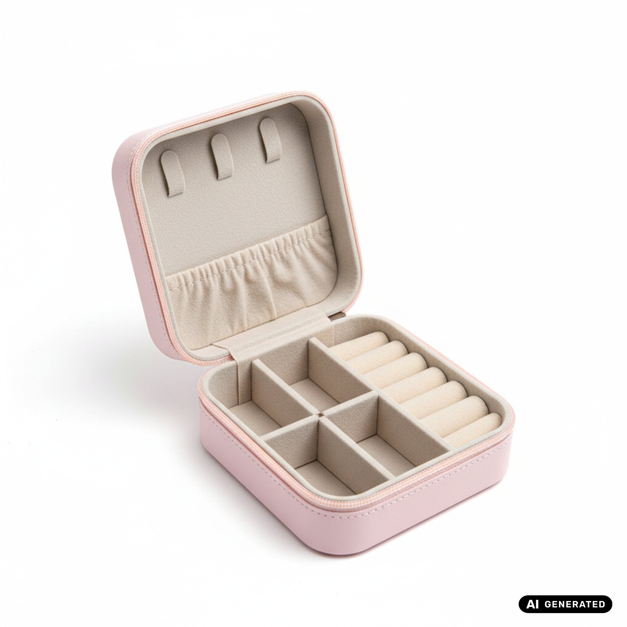 Schmuckbox Schatulle in rosa für Reise und Aufbewahrung Geschenkbox