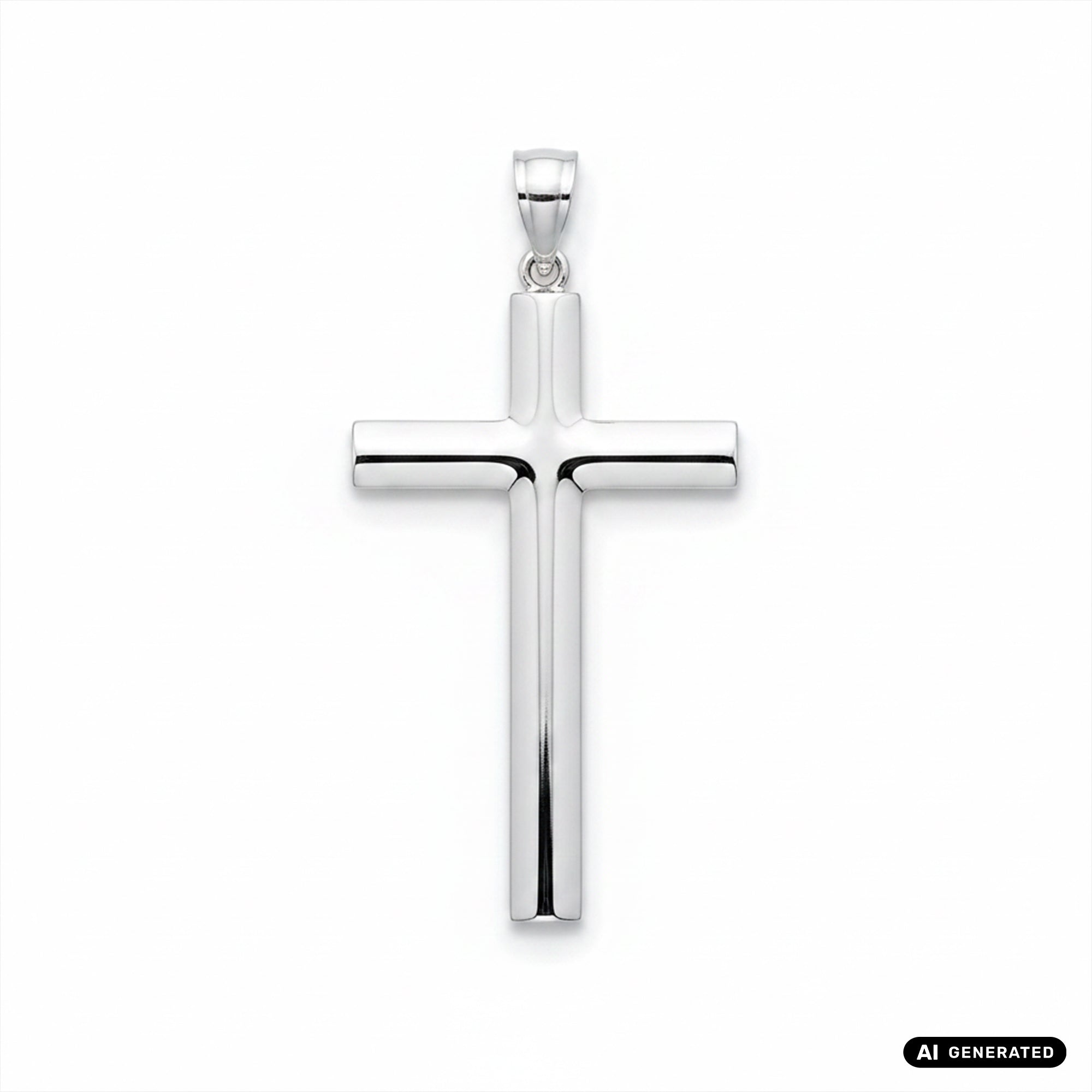 Cross pendant made of 925 sterling silver (PE372) 