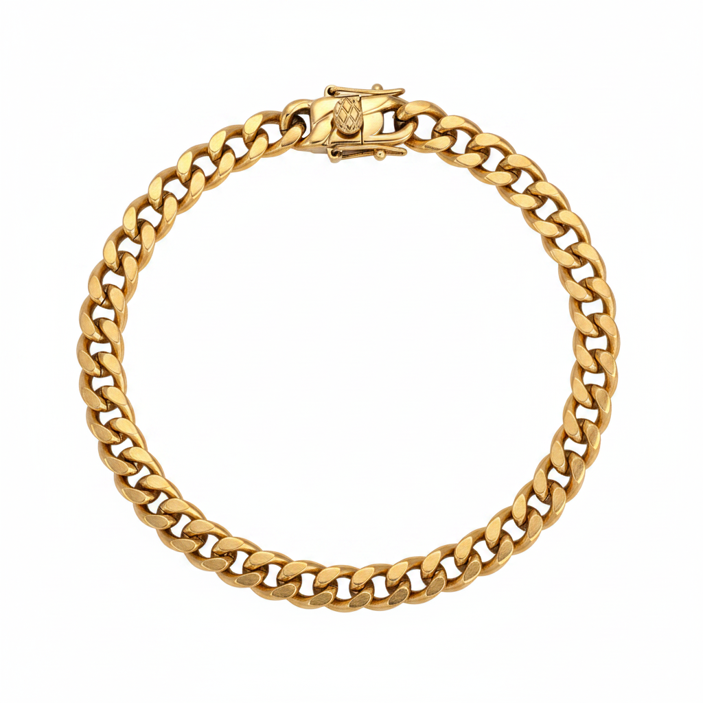6mm Gold Miami Cuban Link – Verschluss 1:1
