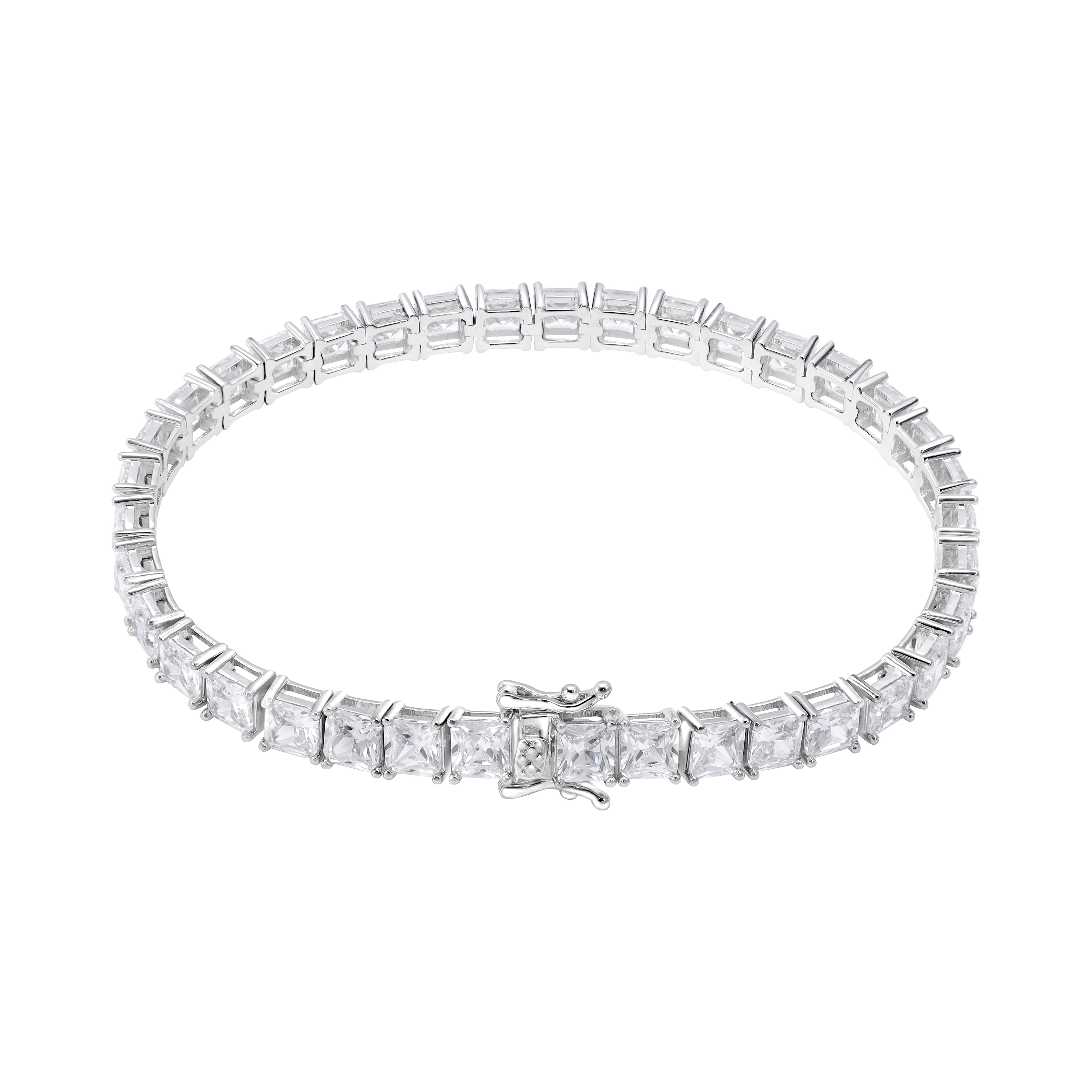 6mm Tennis Chain Armband 21cm - 925 Silber