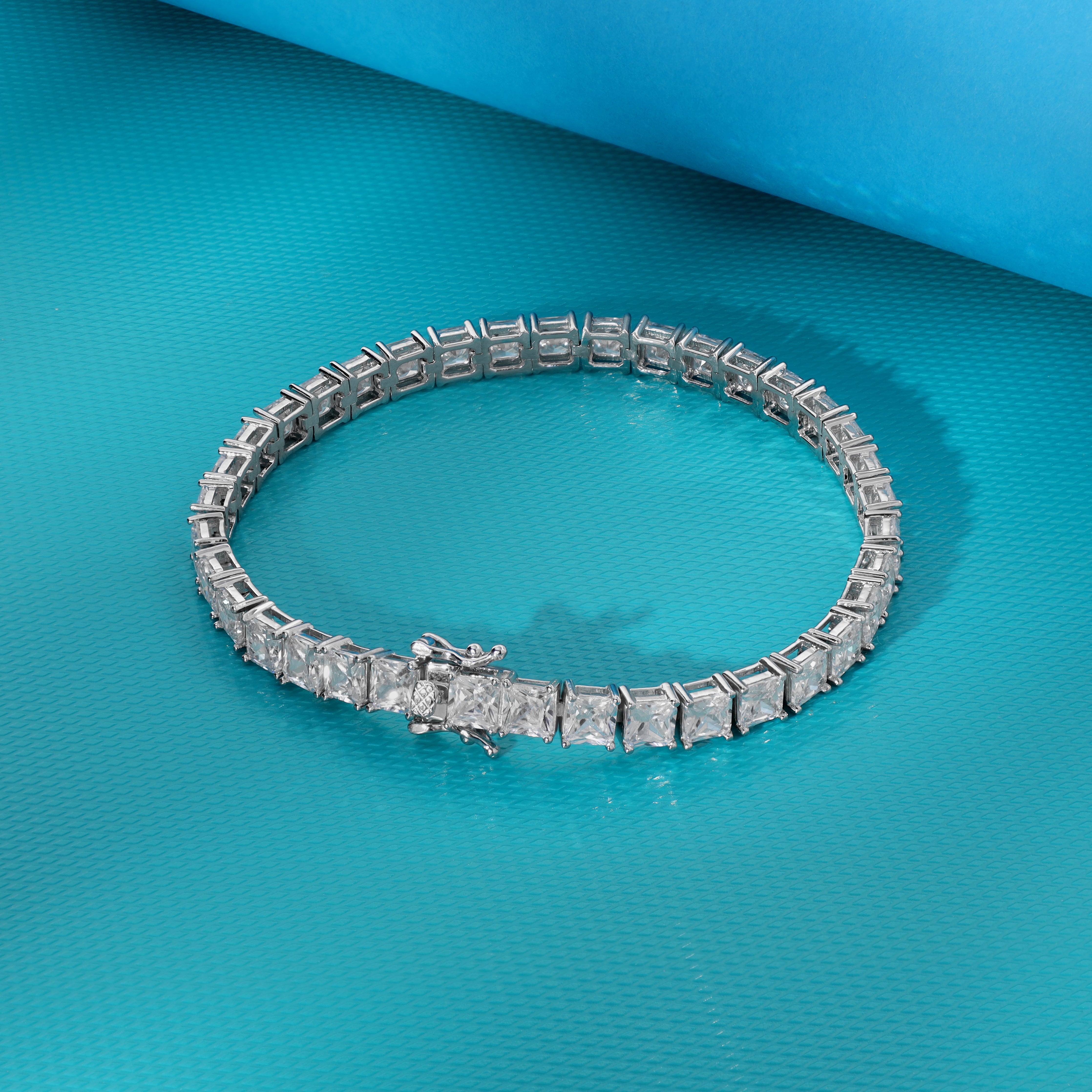 6mm Tennis Chain Armband 21cm - 925 Silber