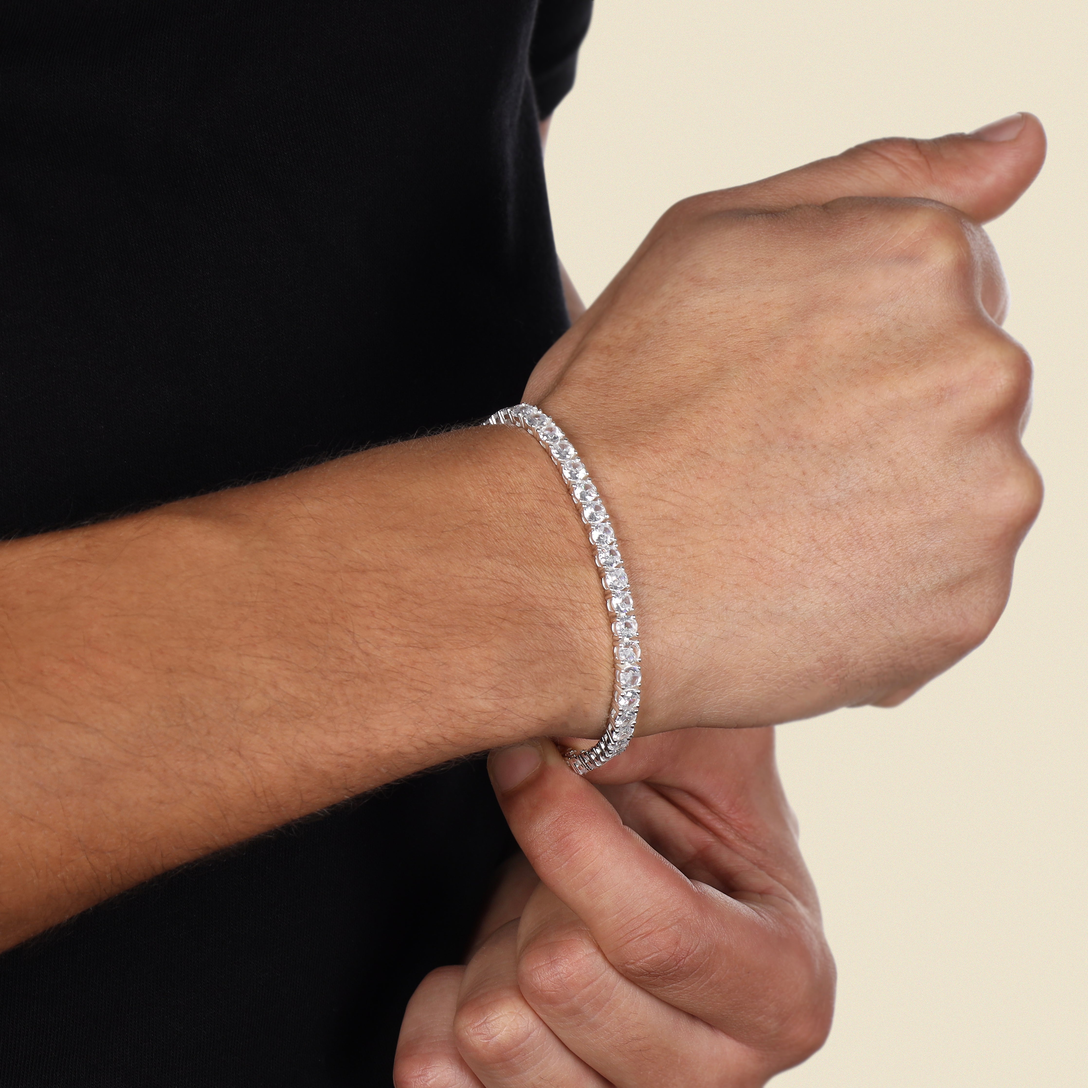 4mm Tennis chain bracelet Armband - aus 925 Sterlingsilber - Taipan Schmuck