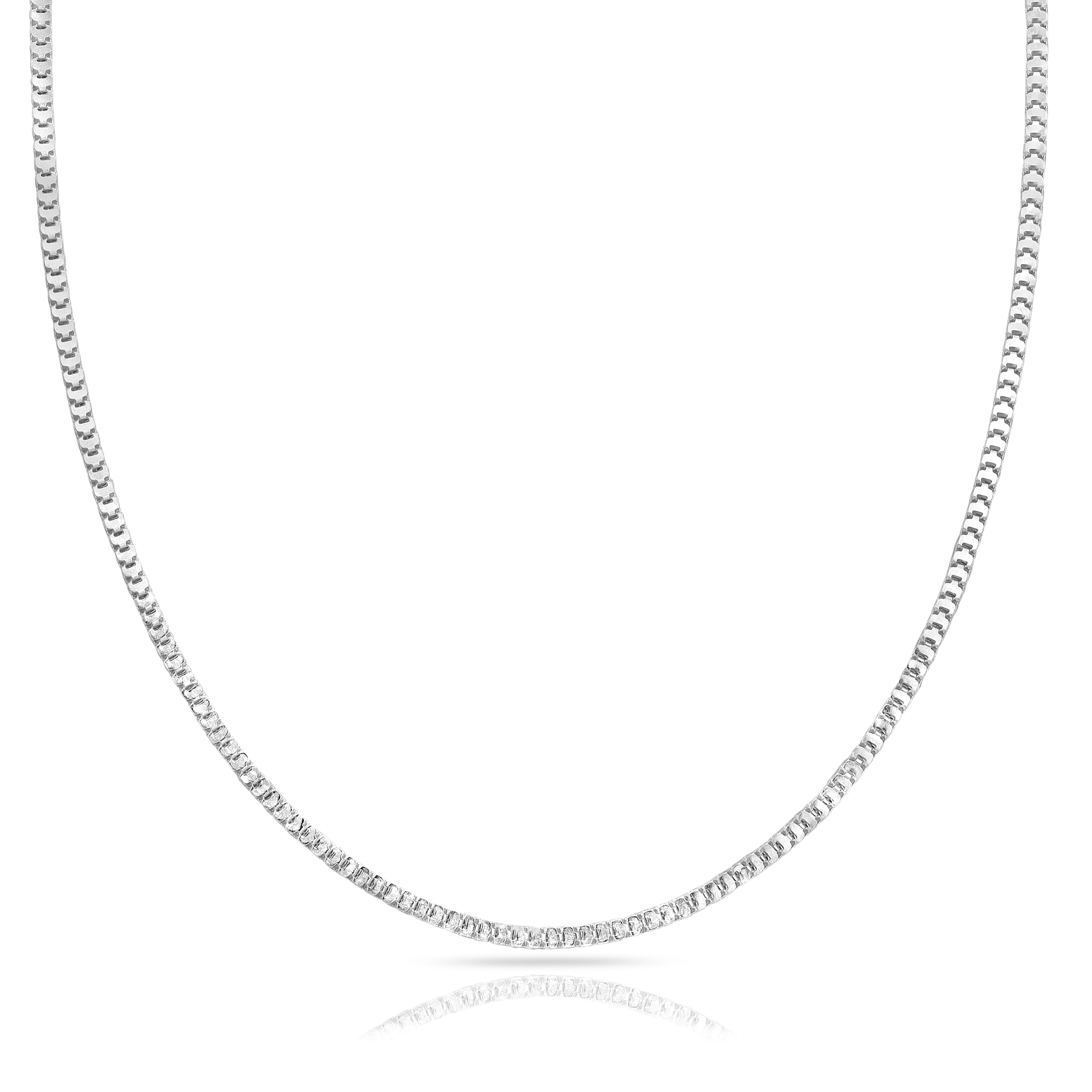 Box Chain Venezianer Venezianer Kette 1,3 mm aus 925 Sterling Silber - Taipan Schmuck