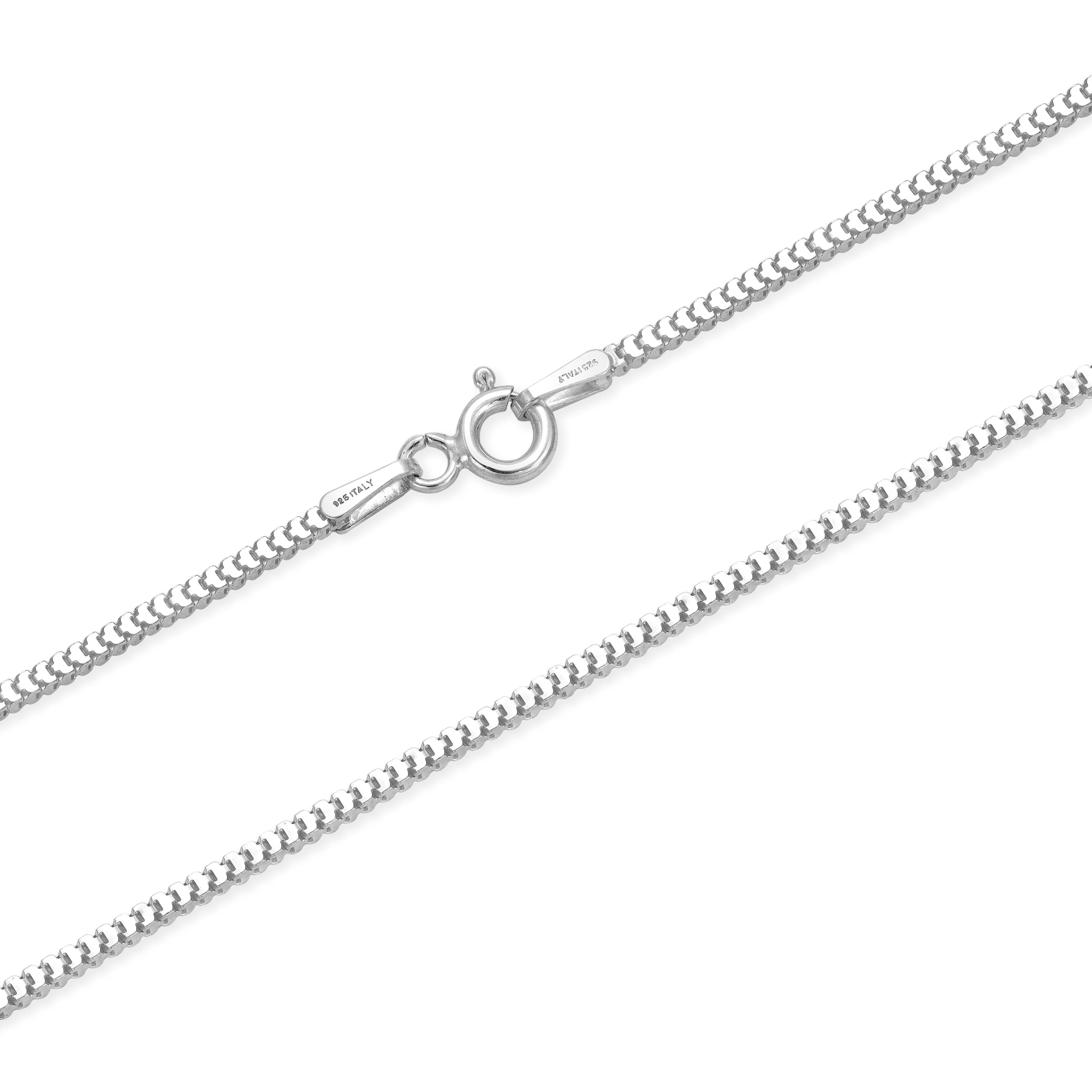 Box Chain Venezianer Venezianer Kette 1,3 mm aus 925 Sterling Silber - Taipan Schmuck