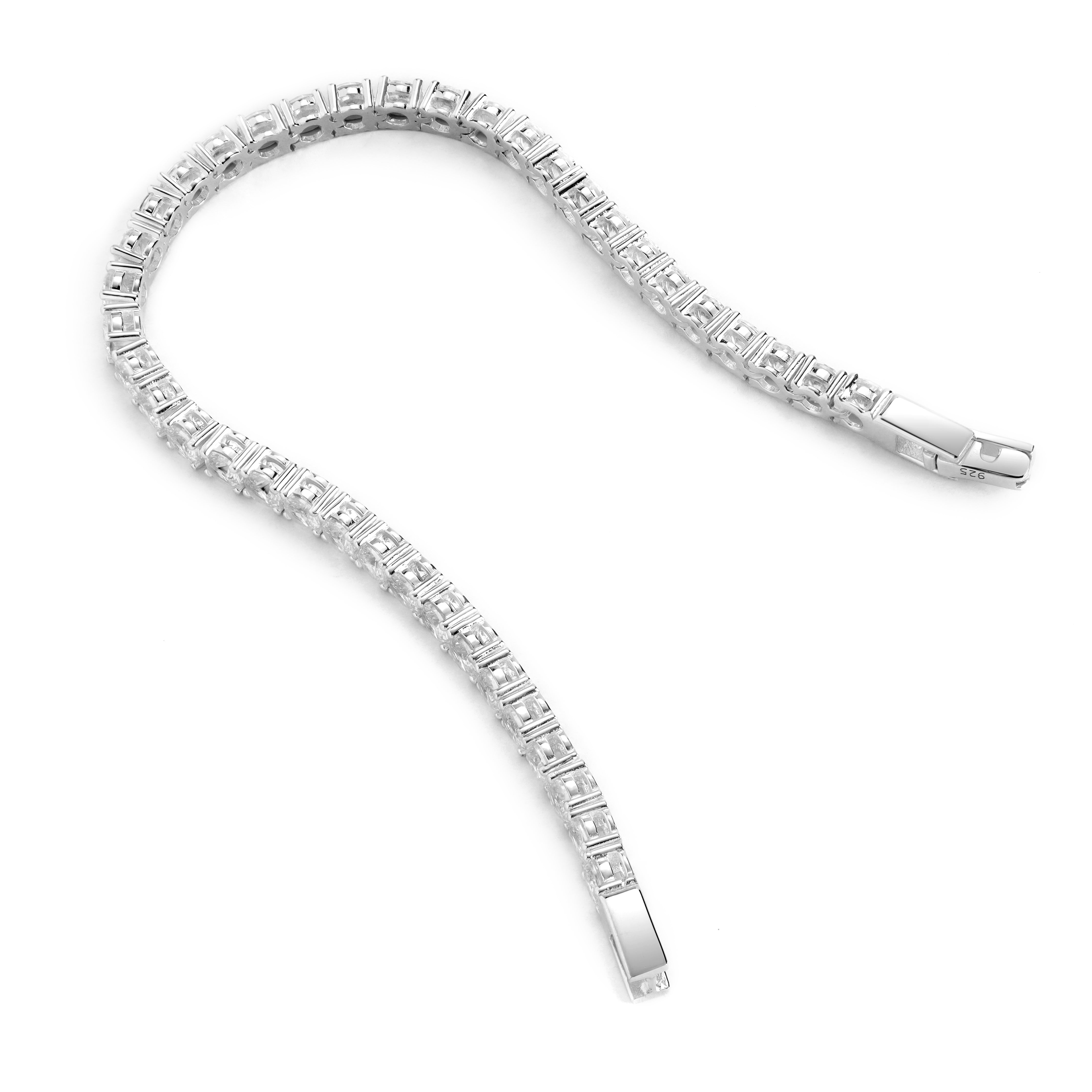 4mm tennis chain bracelet bracelet - made of 925 sterling silver