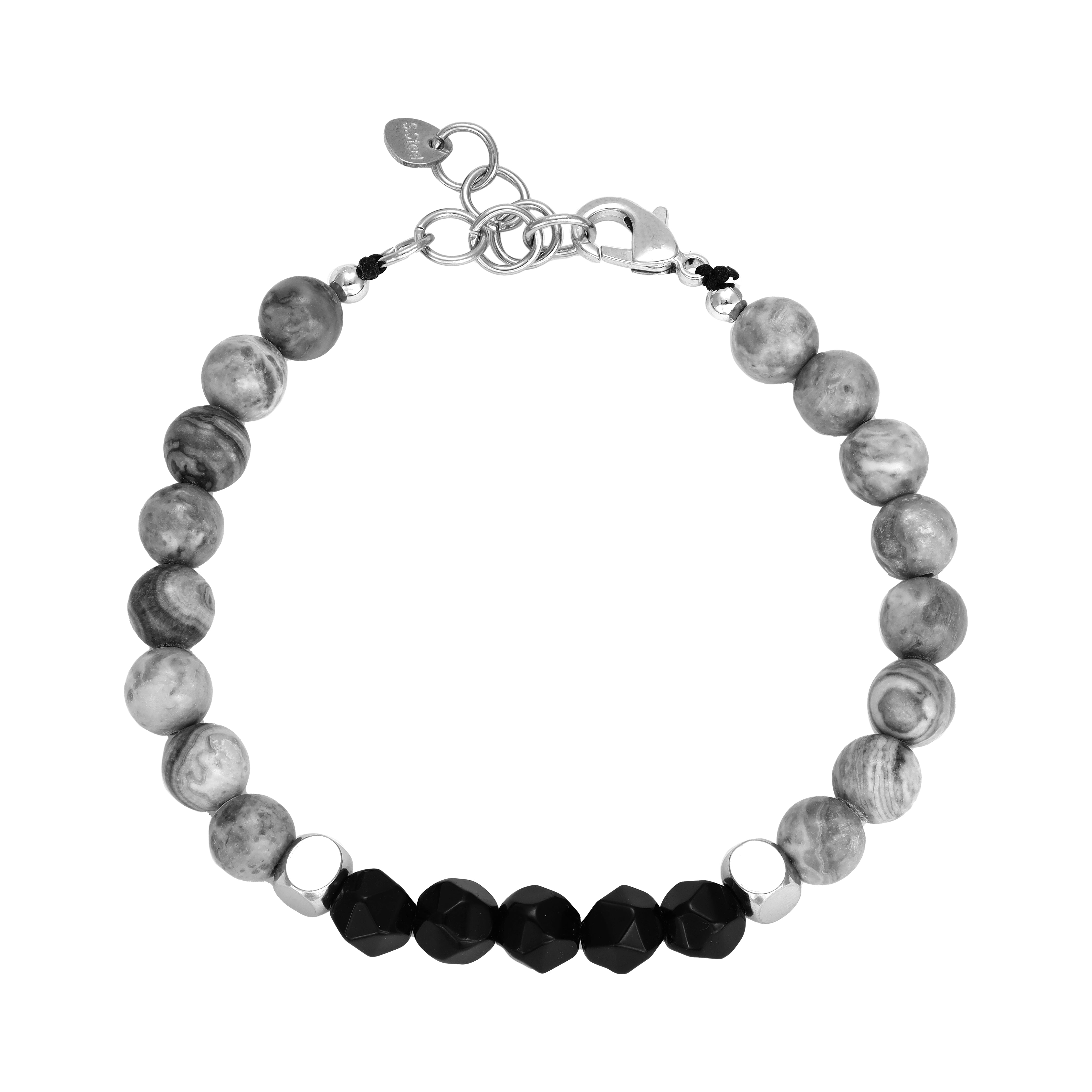 8mm beads bracelet made of stainless steel 