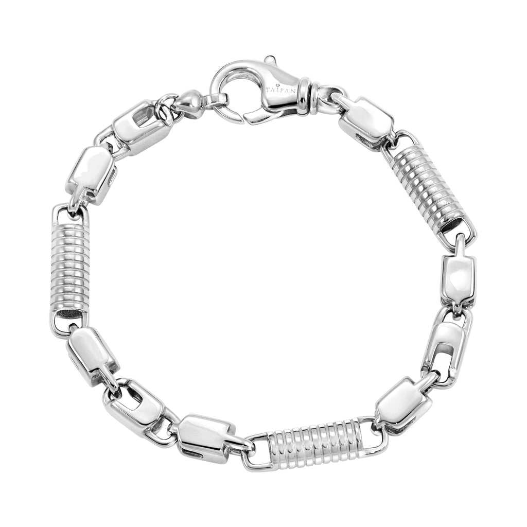 Montecarlo Kette Armband 6mm 19-21cm lang breit aus Edelstahl