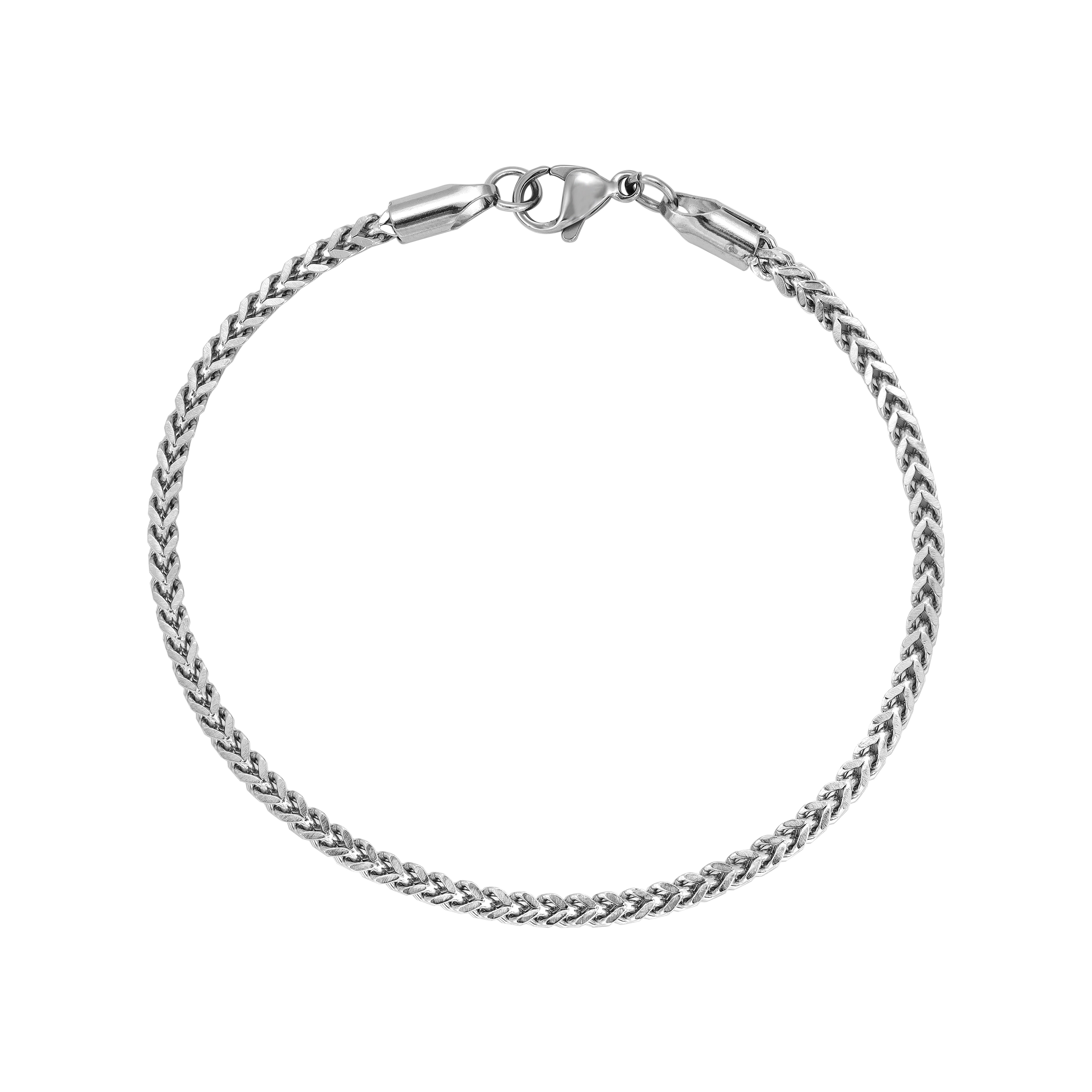 Franco Chain bracelet 2.5mm wide 20cm made of stainless steel 