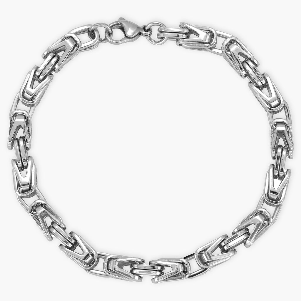 Königskette Armband 6mm aus Edelstahl – massiv