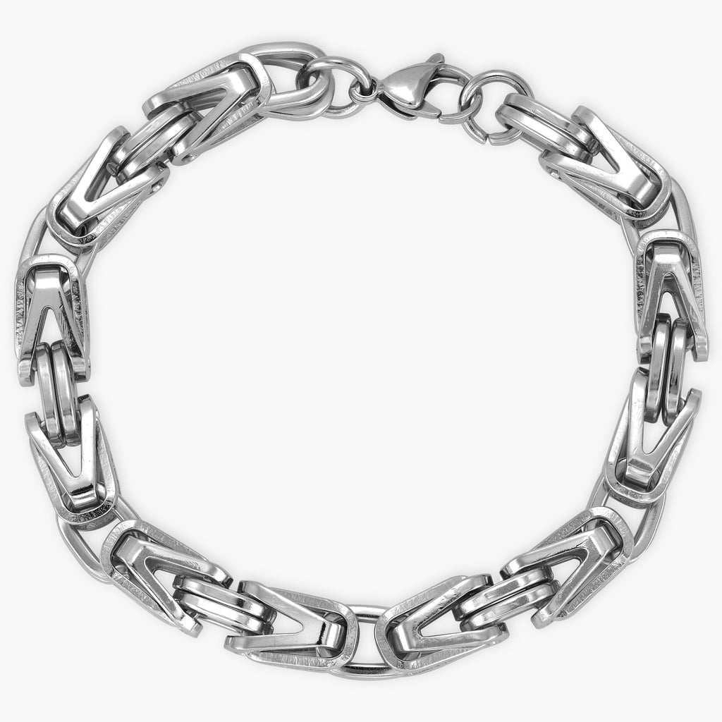 Königskette Armband 8mm aus Edelstahl – 20 & 22cm