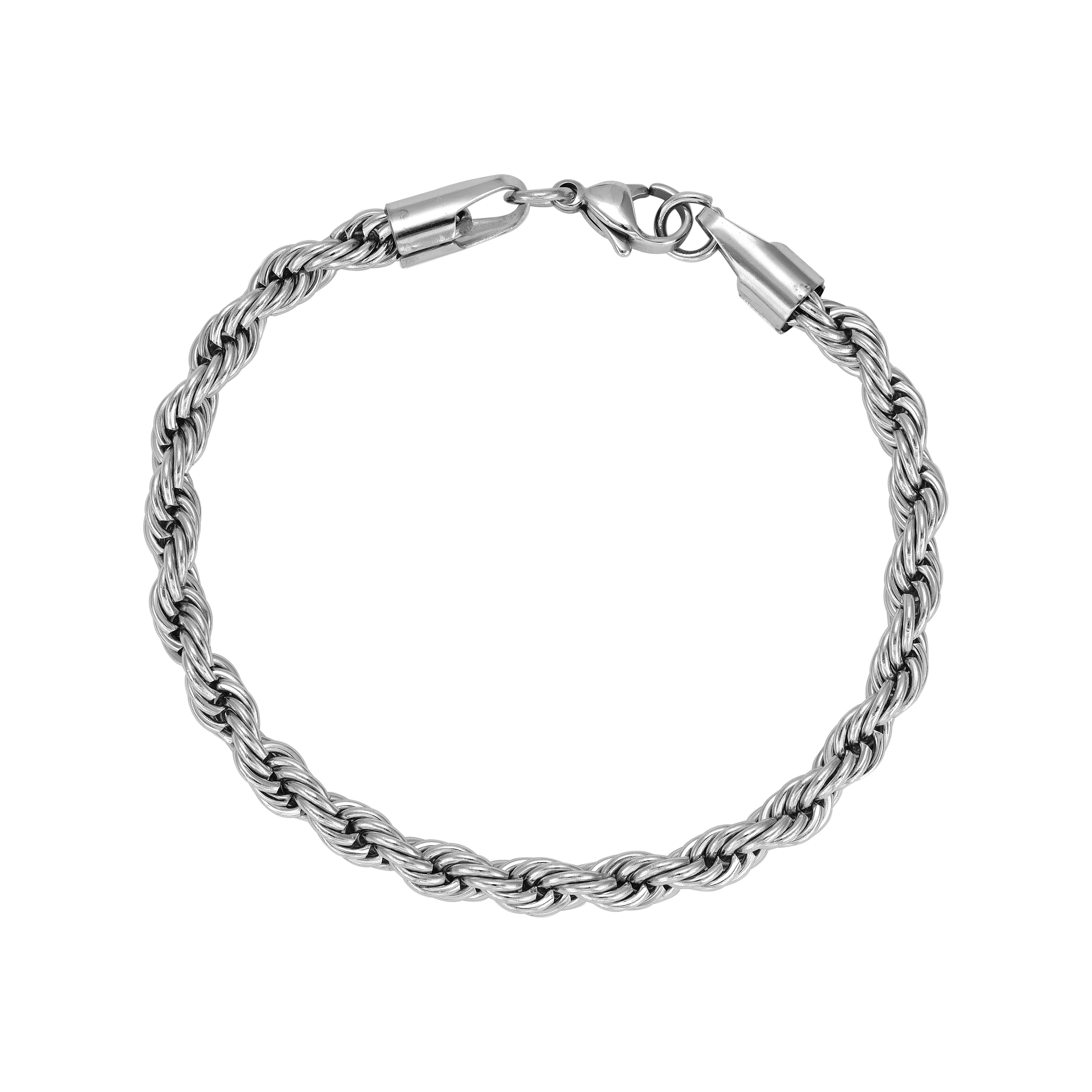 5mm Rope Chain Cord Chain Bracelet made of stainless steel 