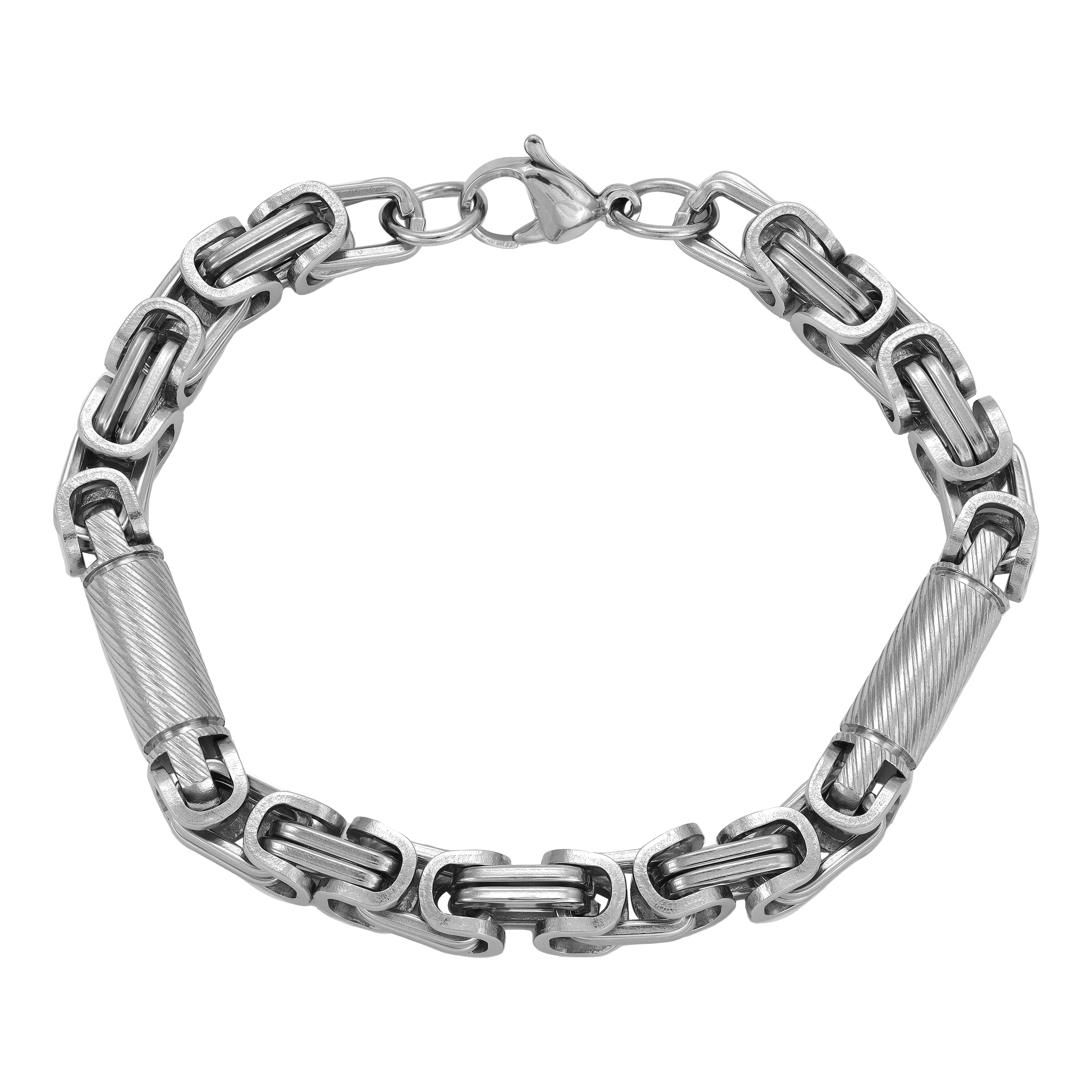 7mm king chain + Montecarlo bracelet 21cm made of stainless steel 