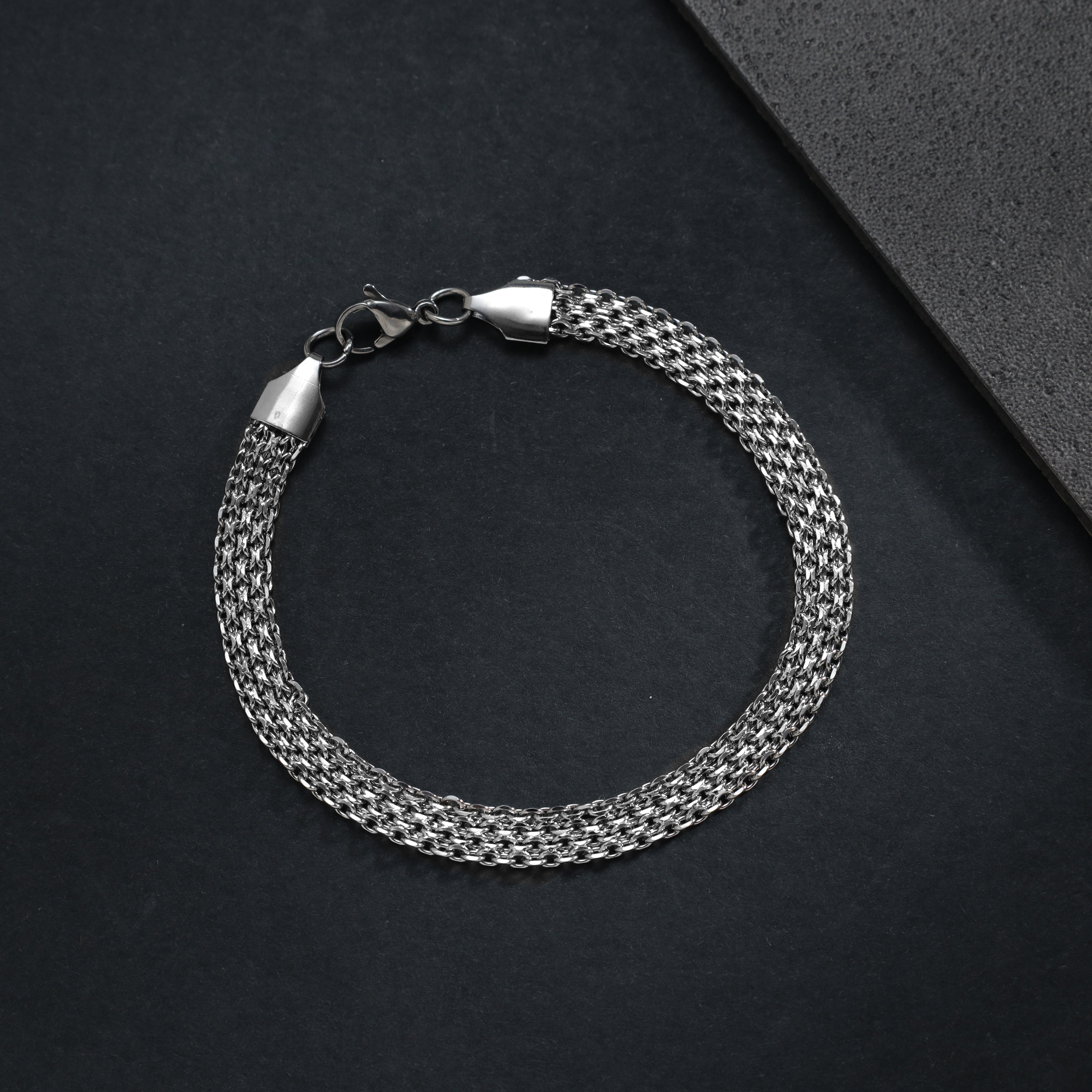 6mm Bismarck chain bracelet 20cm made of stainless steel 