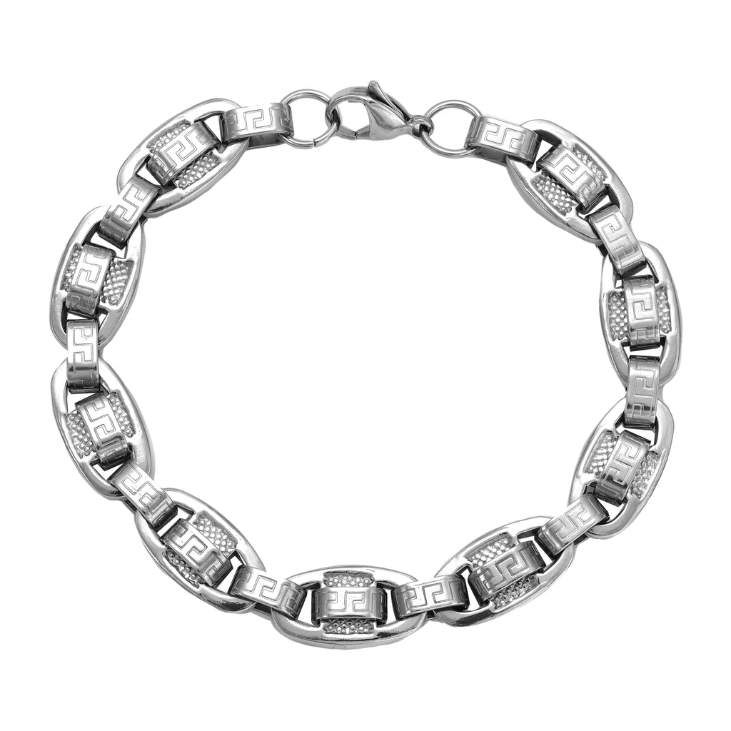 Santorini Design Armband 11mm aus Edelstahl – 20 & 22cm