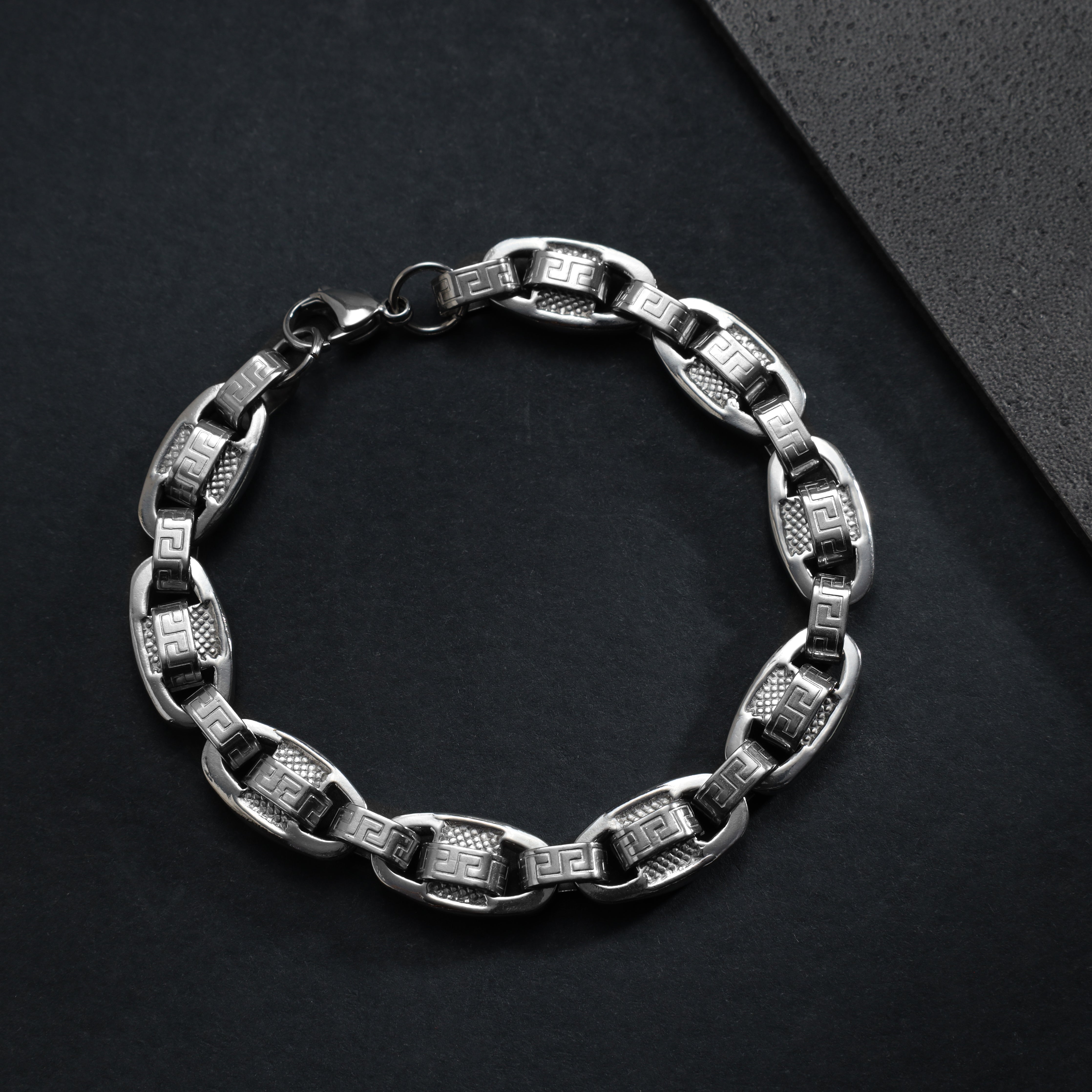 11mm Santorini design bracelet 22cm made of stainless steel 