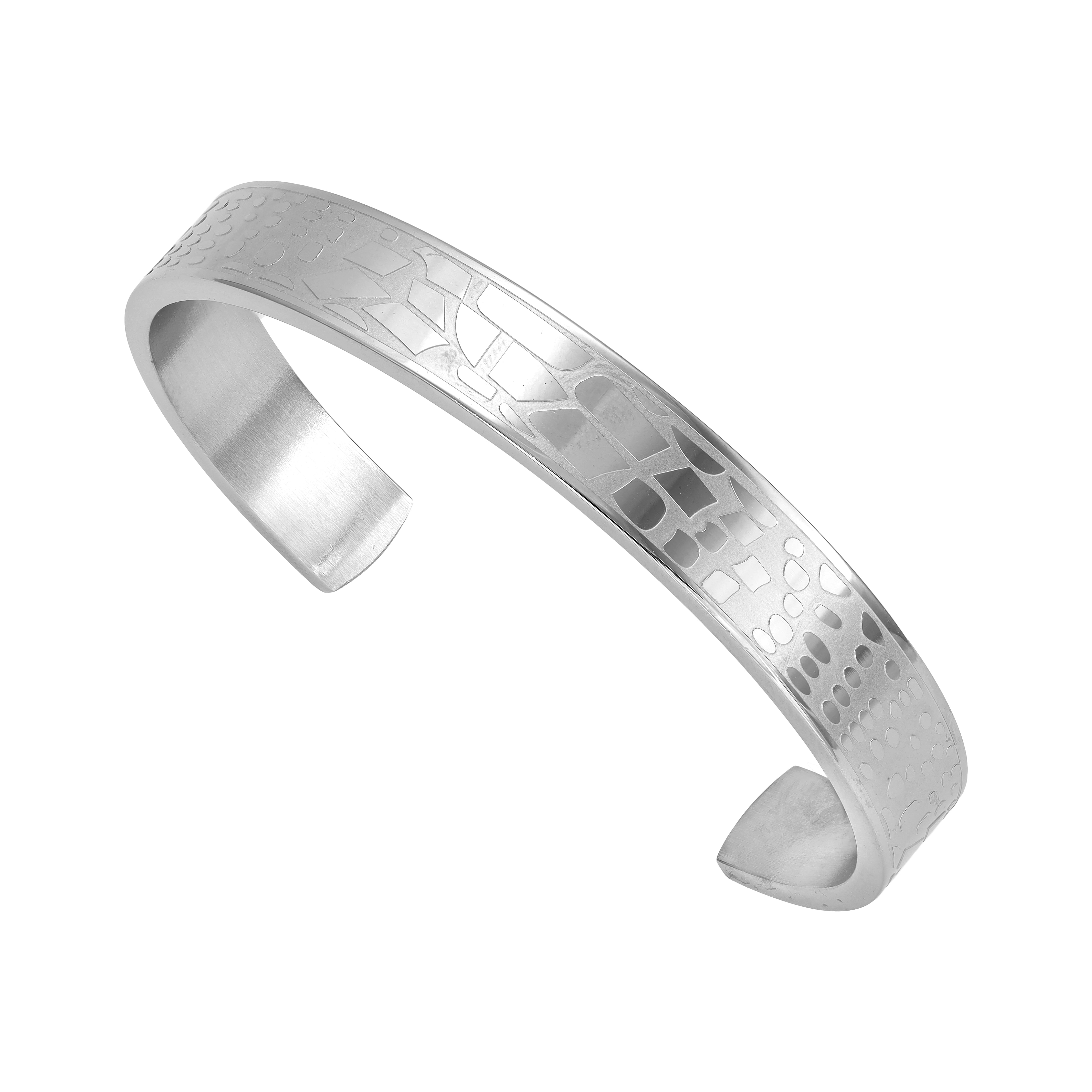 10mm stainless steel bangle bracelet